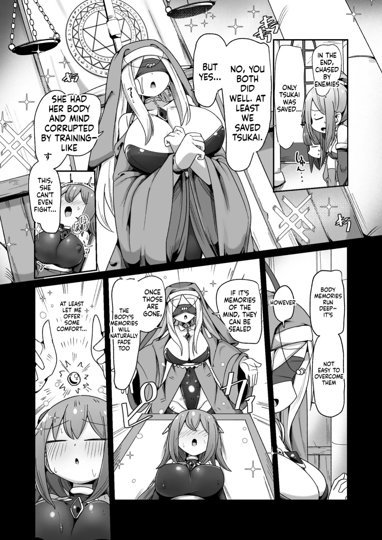 [Echie Kokufuku Aka (Monota)] Maryoku Tank Choukyou sareta Koto mo Sukkari Wasurete no Kono Ko to Teki Ajito ni Idonjau Onna Hero-chan (SCANMTL)