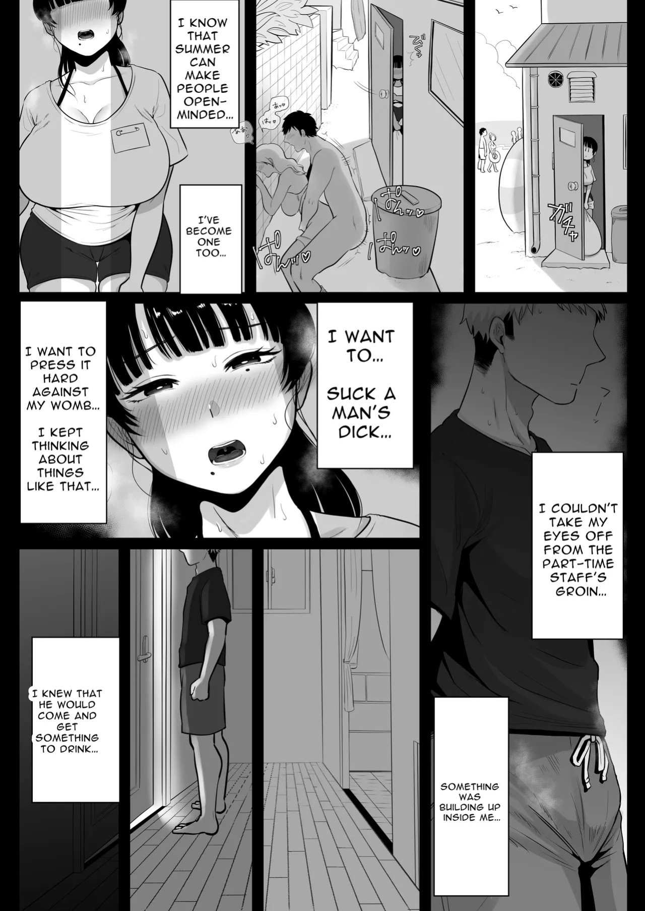 [Nezumi no Haha (Nezumi Nobo)] Umi no Ie, Hitozuma Tenchou Makanai Koubiroku | A Record Of Having Sex With A Married Woman At A Beach House [English] [Solid Rose]