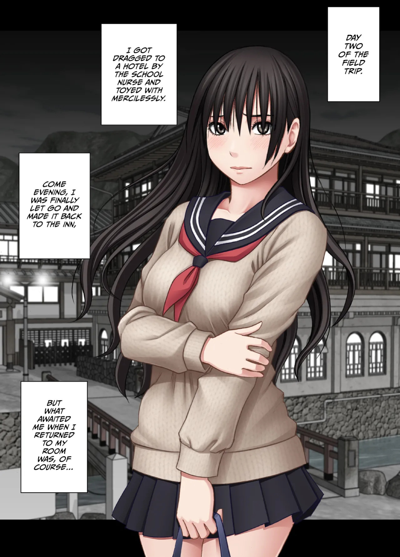 English/Romaji Title [Crimson] Kanzen houi chijoku mamire no syugaku ryoko konyoku ojisan hen [English] [CulturedCommissions]