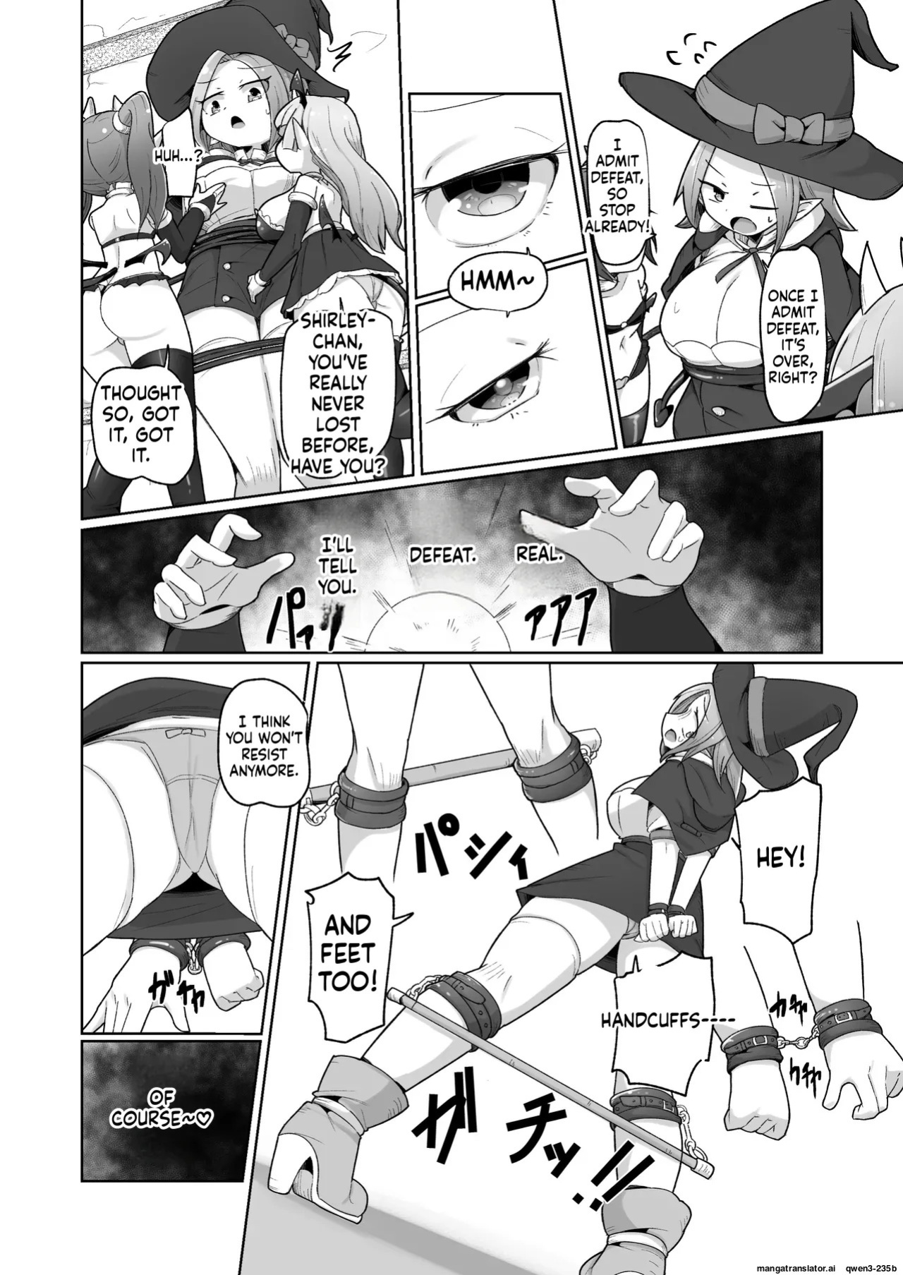 [Echie Kokufuku Aka (Monota)] Haiboku Show Colosseum 1 Kaisenme Tsuyo Tsuyo Majutsushi-chan VS Shintai Kaihatsu ga Tokuina Shou Akuma Succubus-chan (SCANMTL)