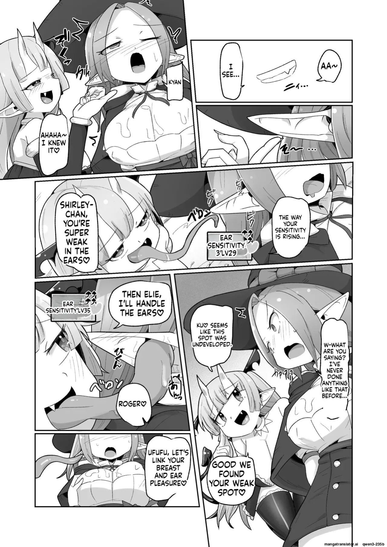 [Echie Kokufuku Aka (Monota)] Haiboku Show Colosseum 1 Kaisenme Tsuyo Tsuyo Majutsushi-chan VS Shintai Kaihatsu ga Tokuina Shou Akuma Succubus-chan (SCANMTL)