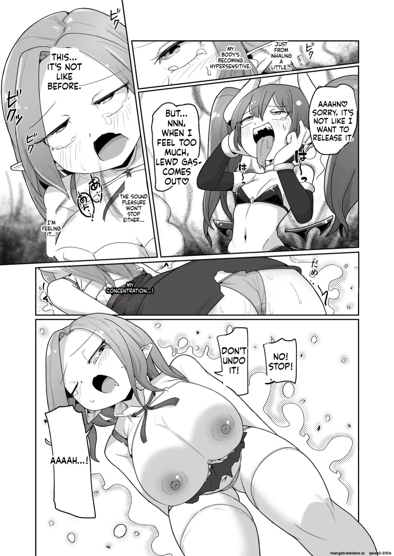 [Echie Kokufuku Aka (Monota)] Haiboku Show Colosseum 1 Kaisenme Tsuyo Tsuyo Majutsushi-chan VS Shintai Kaihatsu ga Tokuina Shou Akuma Succubus-chan (SCANMTL)