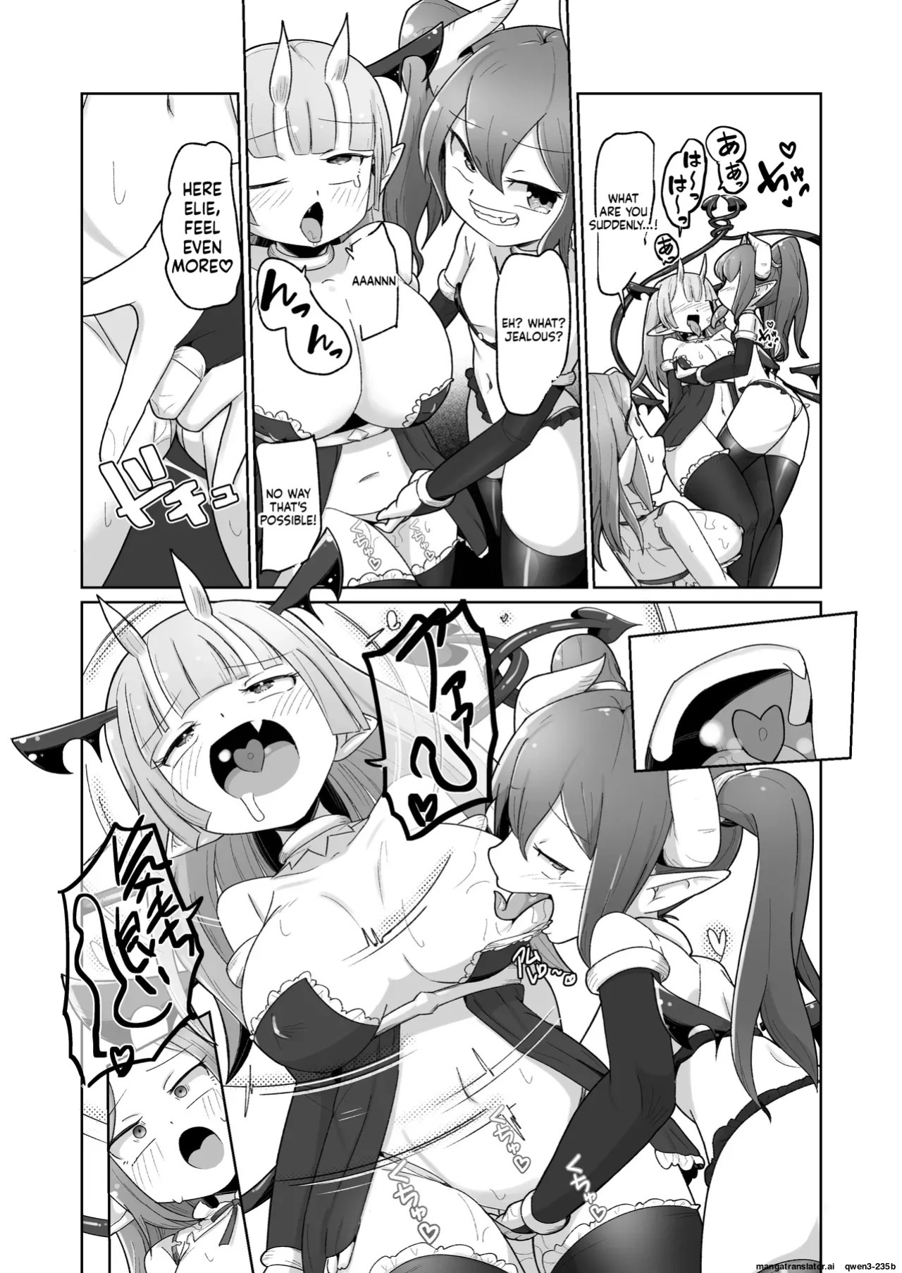 [Echie Kokufuku Aka (Monota)] Haiboku Show Colosseum 1 Kaisenme Tsuyo Tsuyo Majutsushi-chan VS Shintai Kaihatsu ga Tokuina Shou Akuma Succubus-chan (SCANMTL)