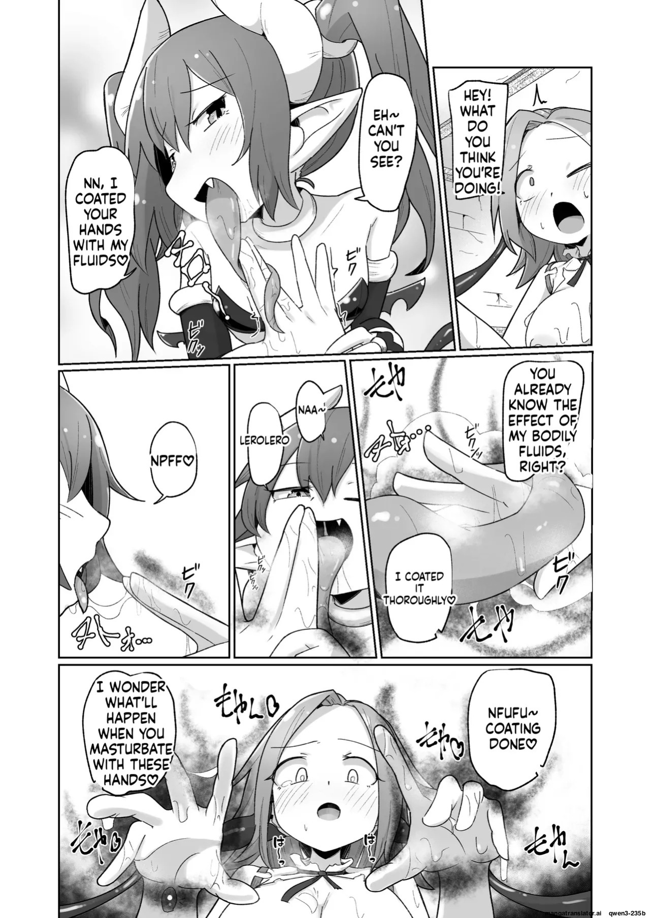 [Echie Kokufuku Aka (Monota)] Haiboku Show Colosseum 1 Kaisenme Tsuyo Tsuyo Majutsushi-chan VS Shintai Kaihatsu ga Tokuina Shou Akuma Succubus-chan (SCANMTL)
