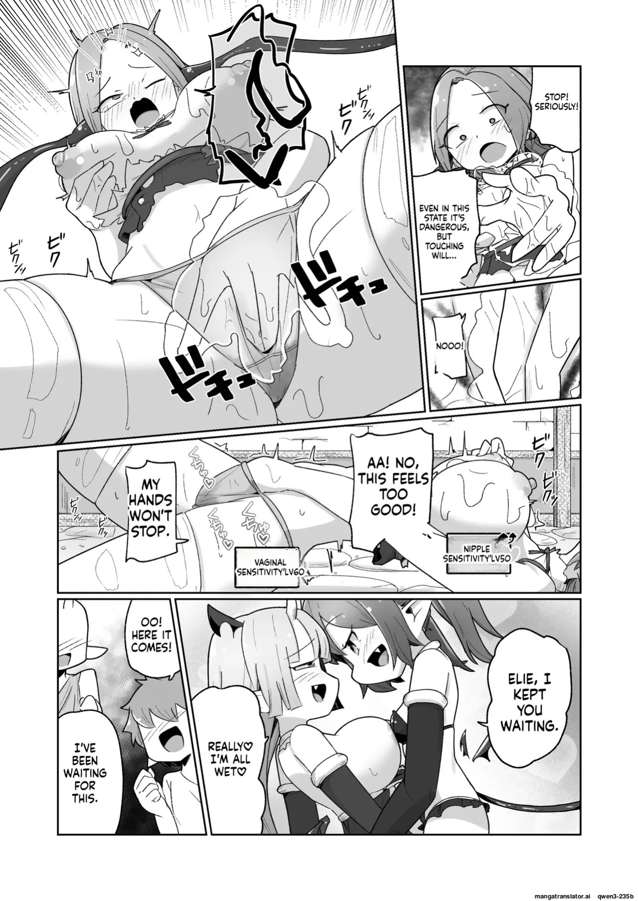 [Echie Kokufuku Aka (Monota)] Haiboku Show Colosseum 1 Kaisenme Tsuyo Tsuyo Majutsushi-chan VS Shintai Kaihatsu ga Tokuina Shou Akuma Succubus-chan (SCANMTL)