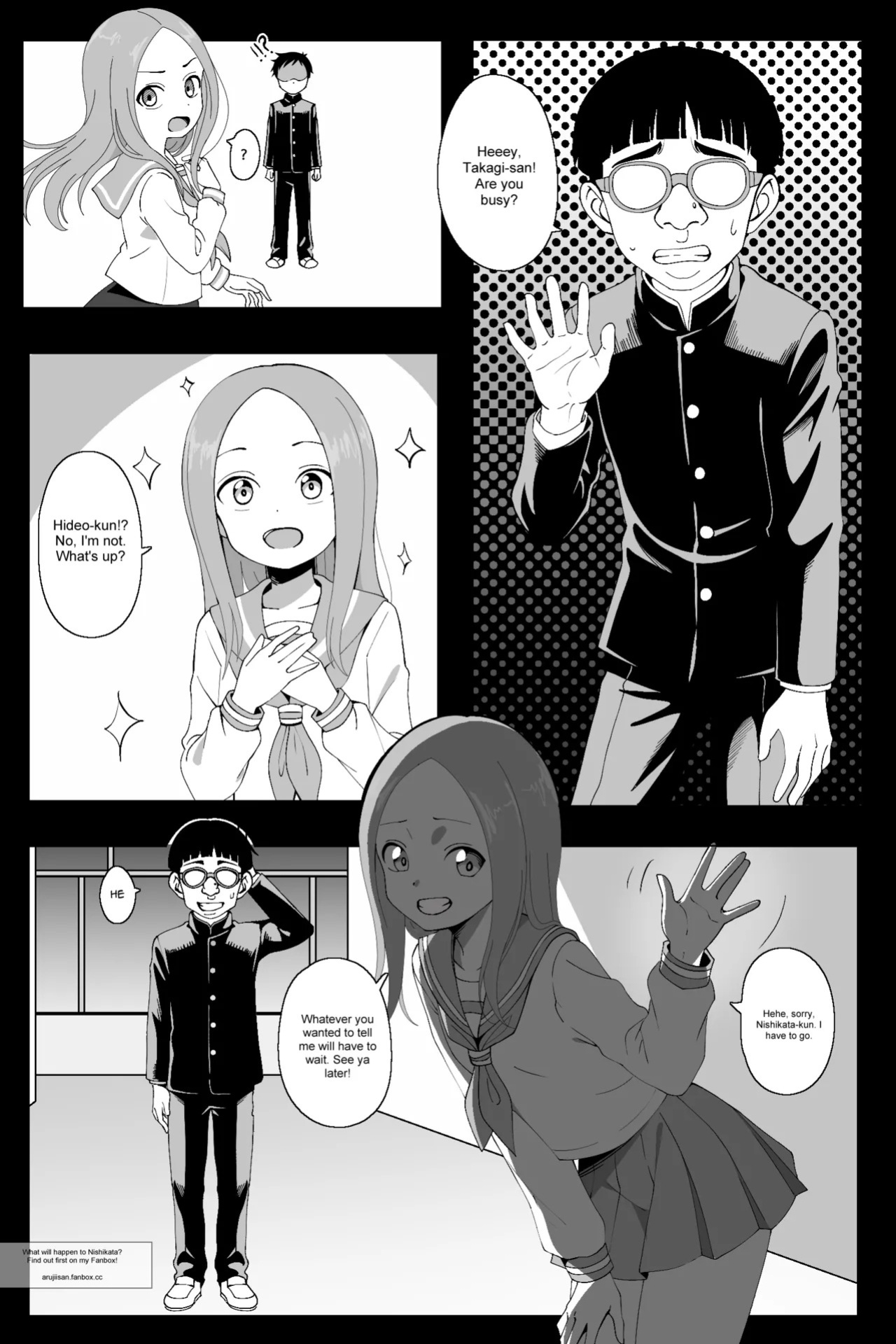 [Teasing Master Takagi-san] The Girl Who Used to Tease Me Is Now Looking at Someone Else (Ch. 1 - Part 1) - Arujiisan