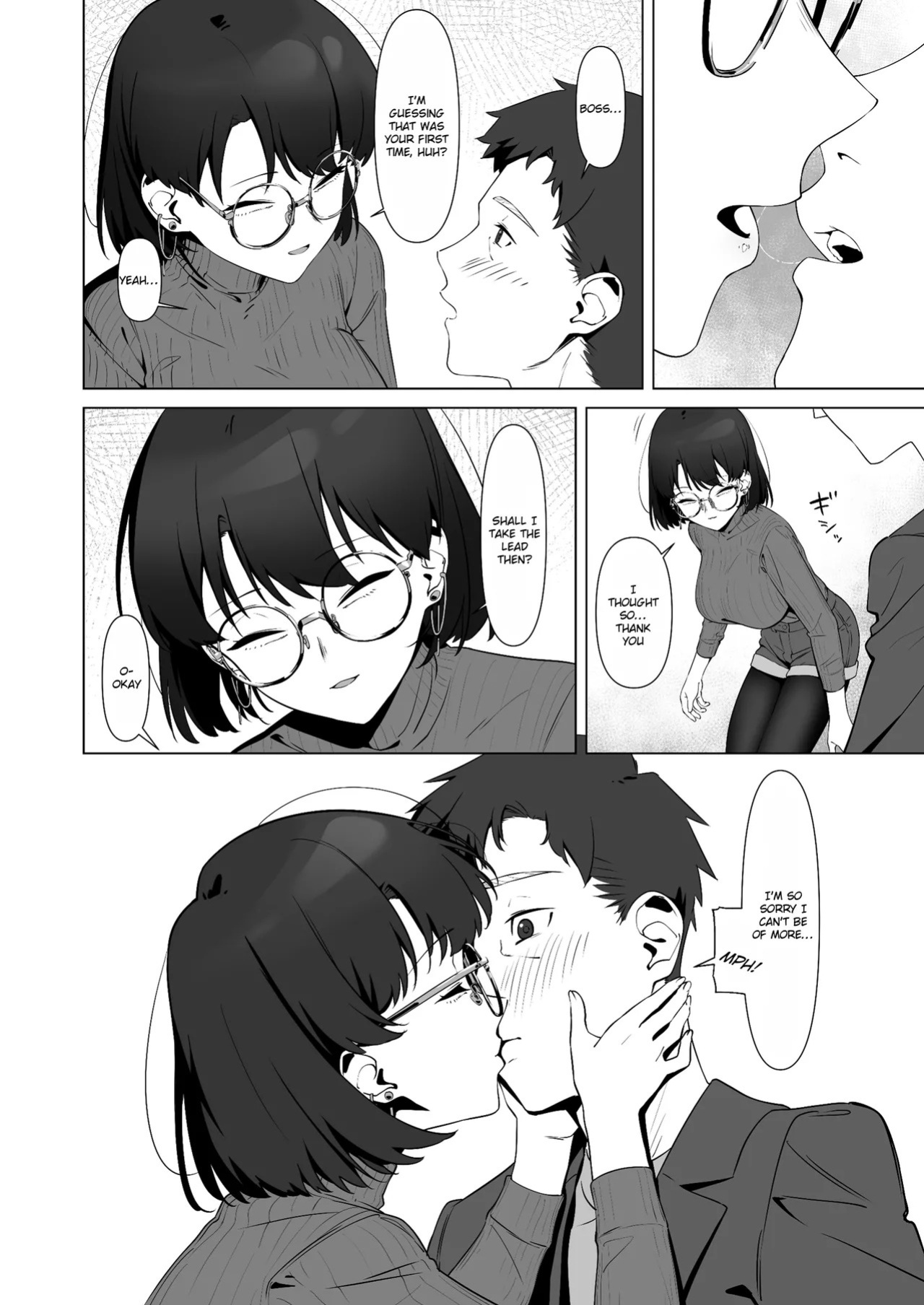 [Shiruo Gumi (Yugudora Shiruo)] My first sexual experience was with the boss of the cafe I’d been going to for 16 years [English] [Rei Scans]
