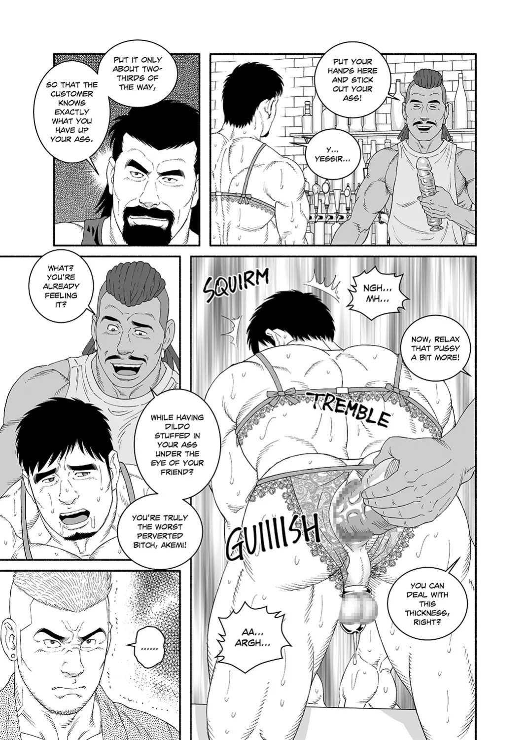 [Tagame Gengoroh] COCKSUCKER I Got Turned into My Best Friend’s Father’s Bitch (Part 1-3) [Eng]