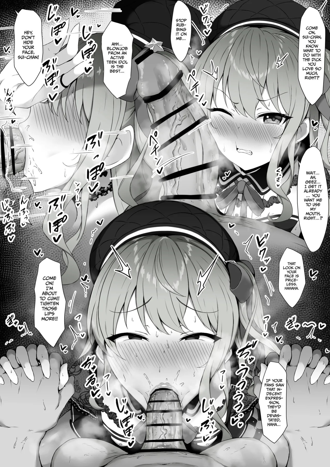 [Mochi] I'll have Suichan give me a handjob and then fuck her hard. (Hololive) [English, Javanese] [Gagak_Ireng]