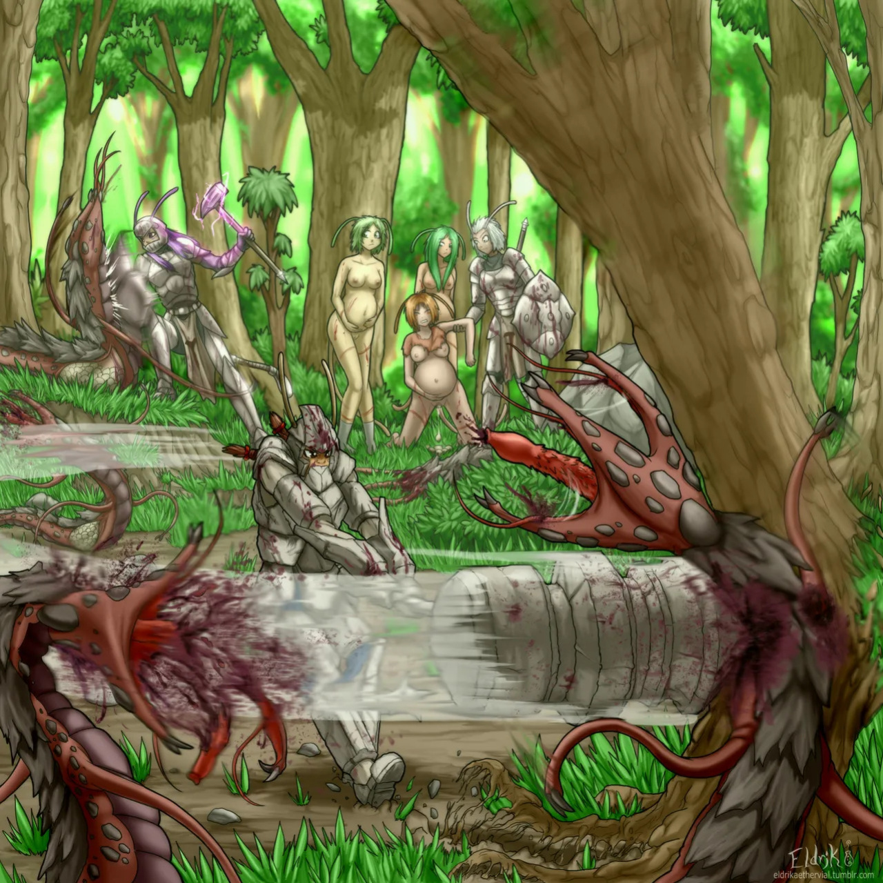 [Eldrik] Fairies vs Tentacles - Bonus Content