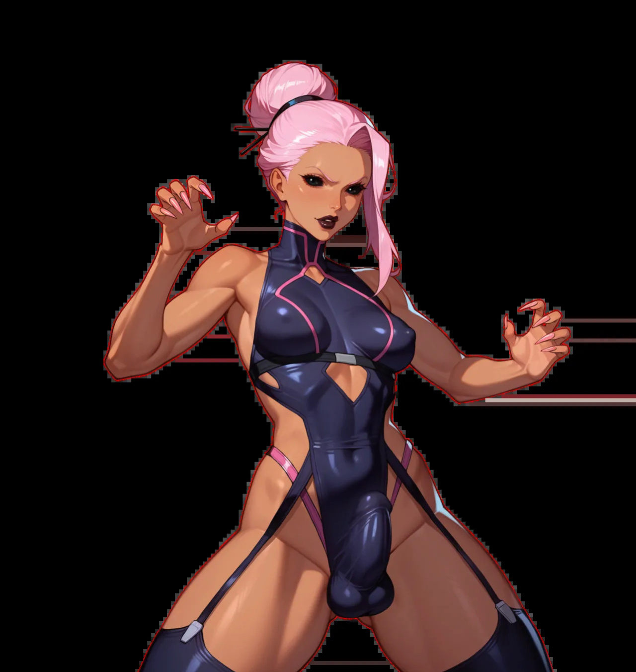 FUTA FIGHT & FUCK [GIFs + PNGs] [AI Generated]
