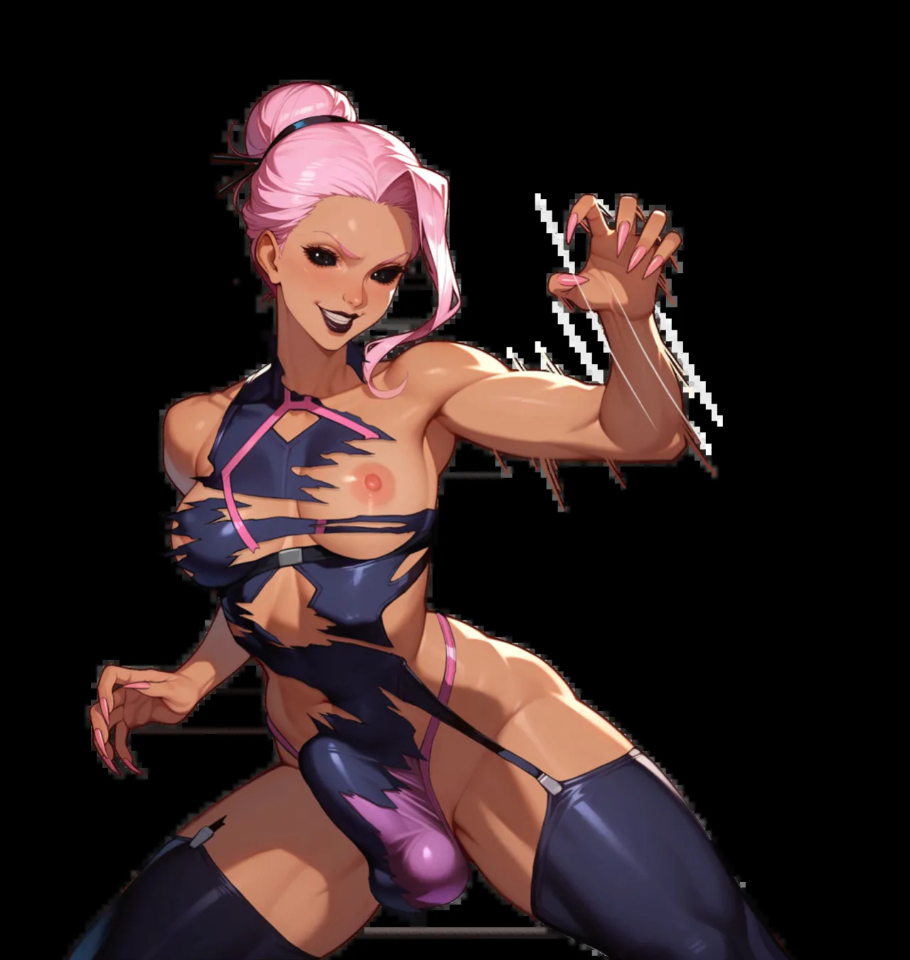 FUTA FIGHT & FUCK [GIFs + PNGs] [AI Generated]