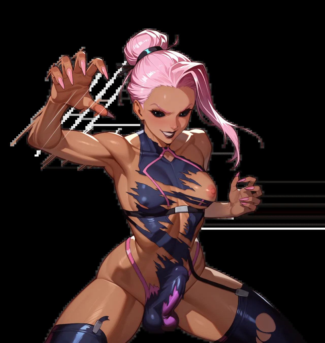 FUTA FIGHT & FUCK [GIFs + PNGs] [AI Generated]