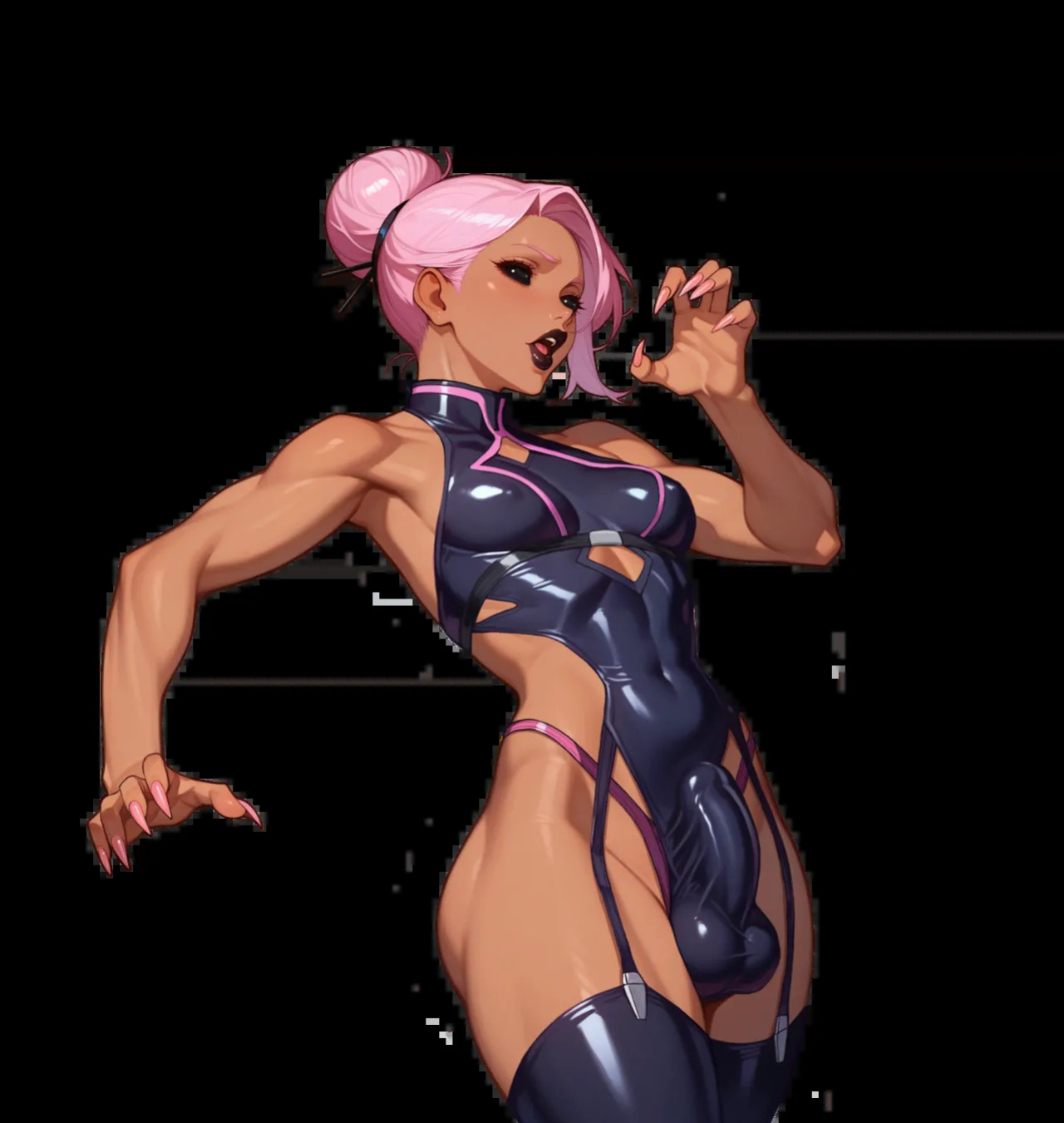 FUTA FIGHT & FUCK [GIFs + PNGs] [AI Generated]