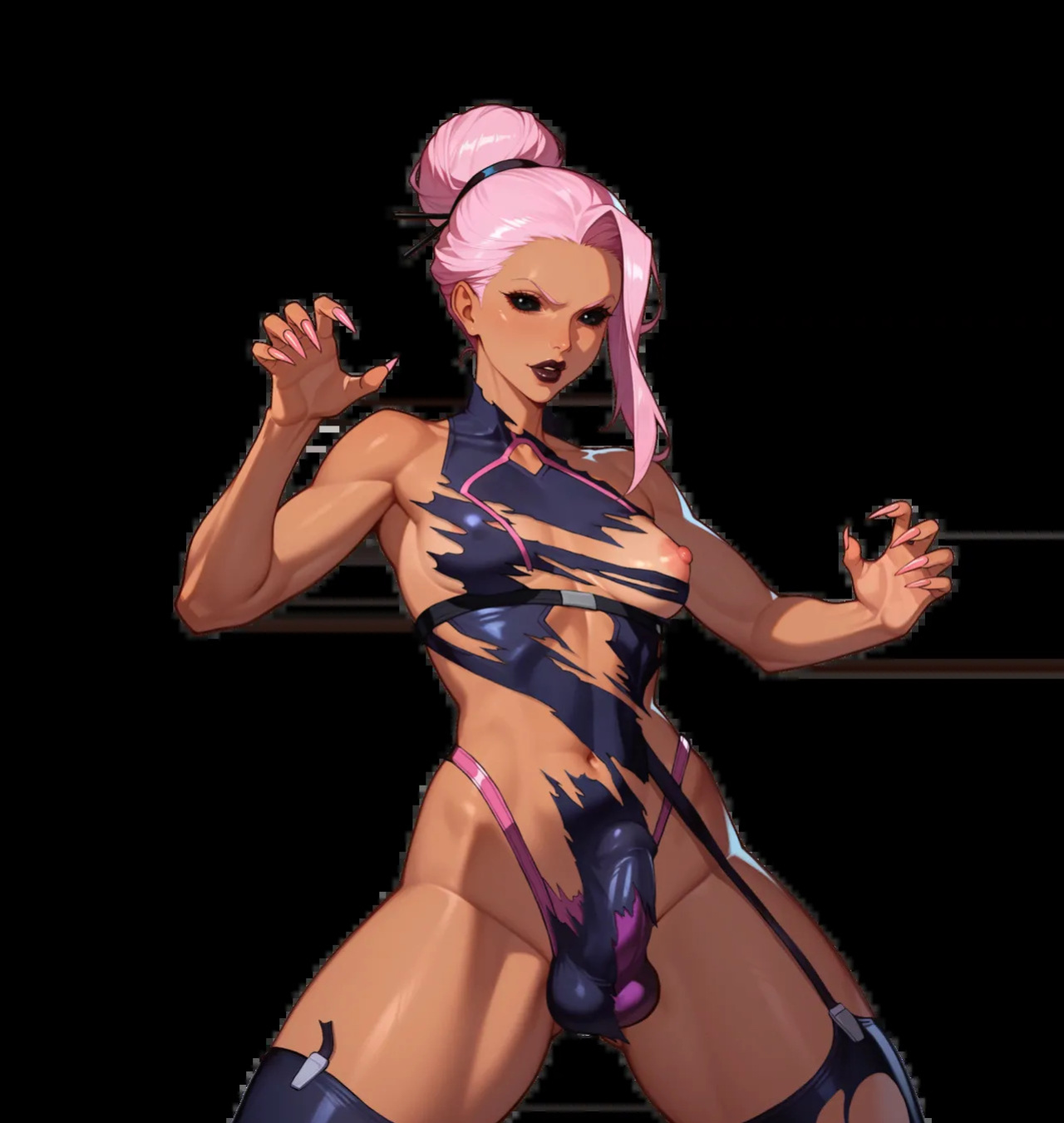 FUTA FIGHT & FUCK [GIFs + PNGs] [AI Generated]