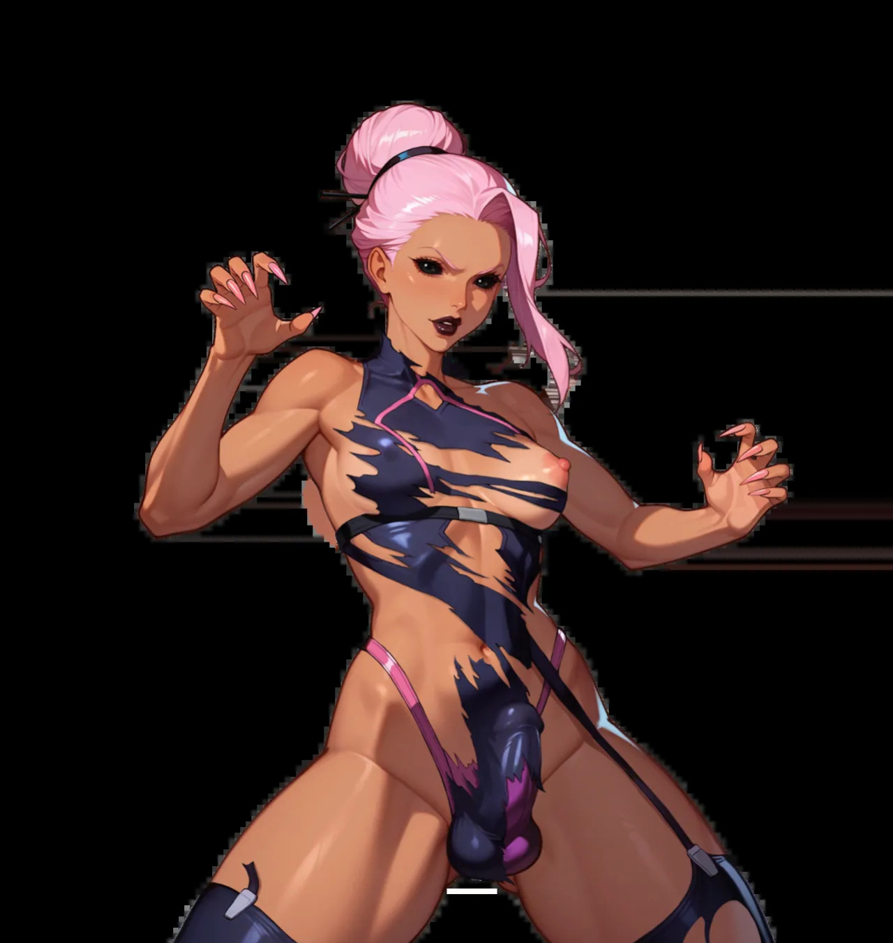 FUTA FIGHT & FUCK [GIFs + PNGs] [AI Generated]