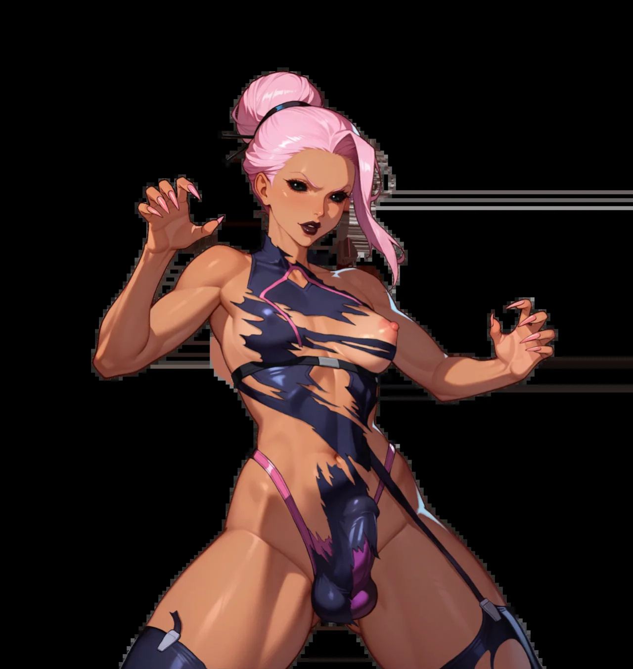 FUTA FIGHT & FUCK [GIFs + PNGs] [AI Generated]
