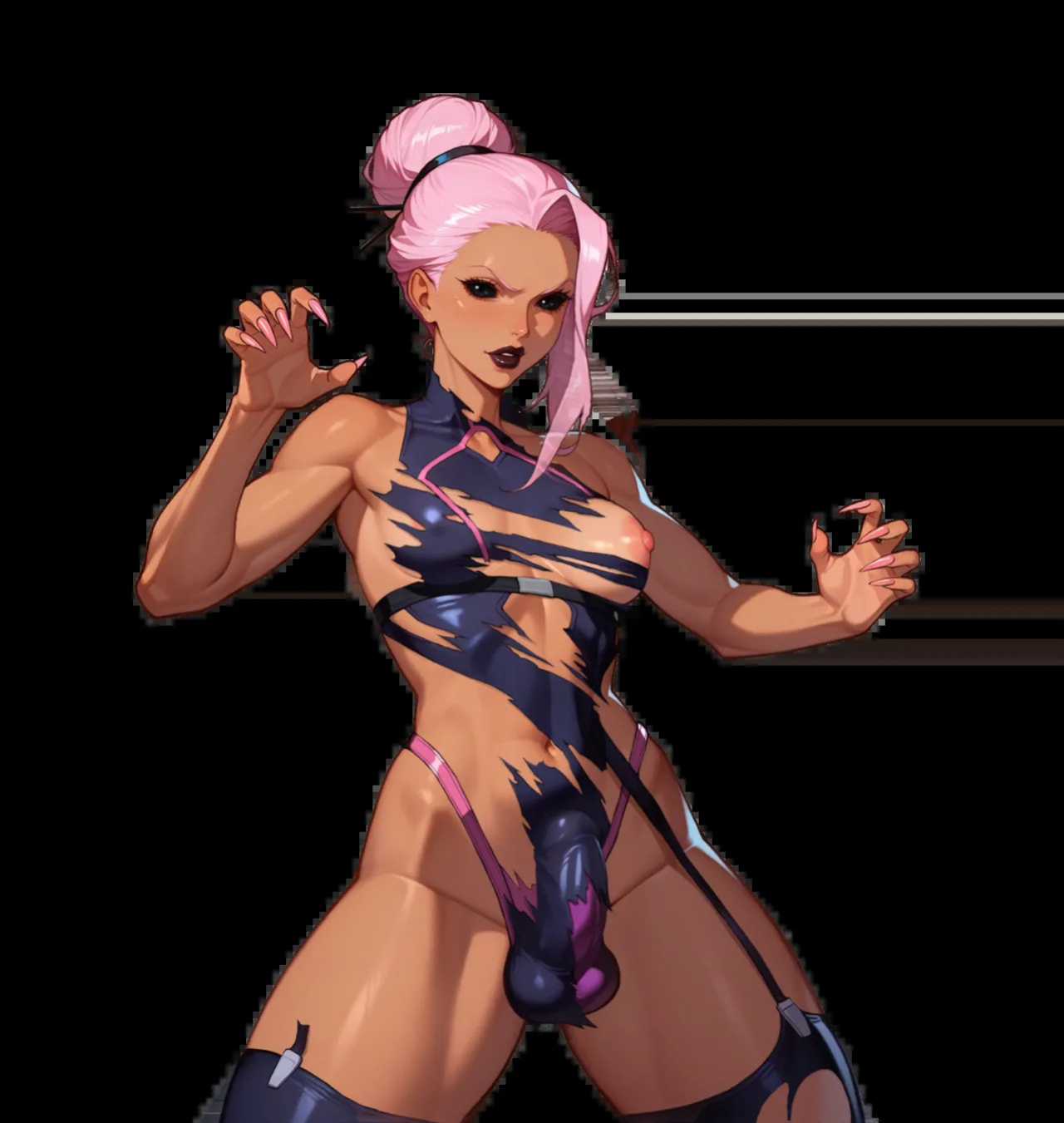 FUTA FIGHT & FUCK [GIFs + PNGs] [AI Generated]