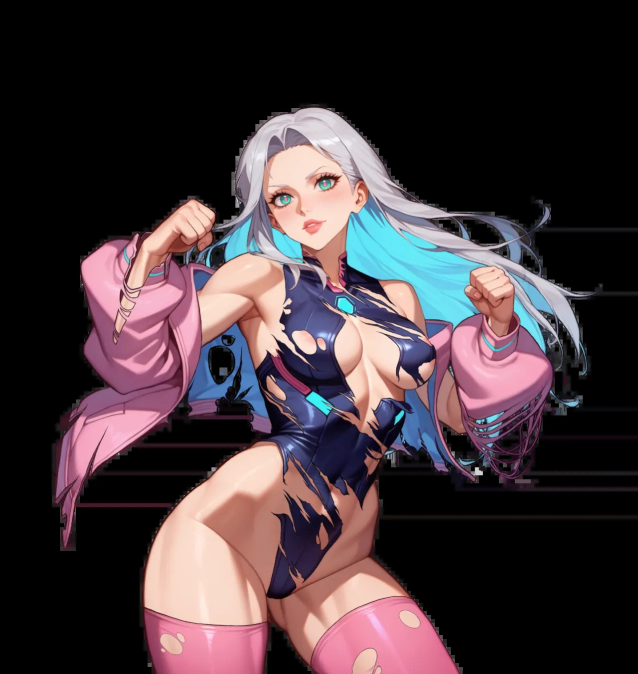 FUTA FIGHT & FUCK [GIFs + PNGs] [AI Generated]