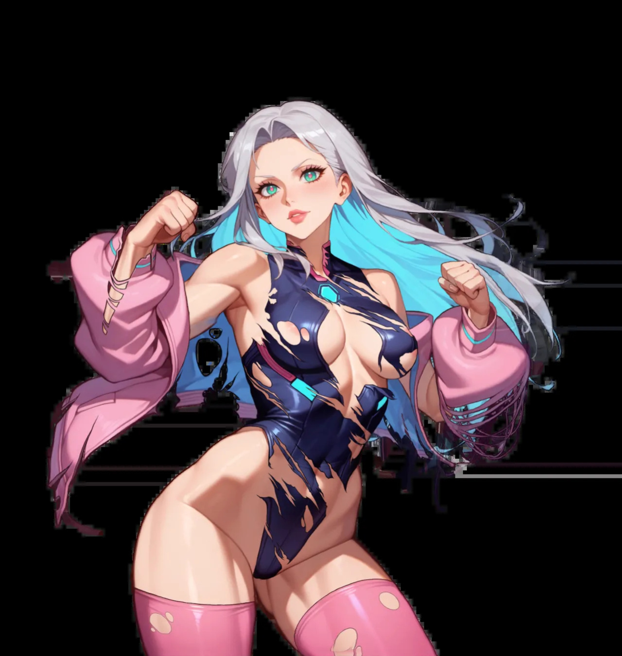 FUTA FIGHT & FUCK [GIFs + PNGs] [AI Generated]