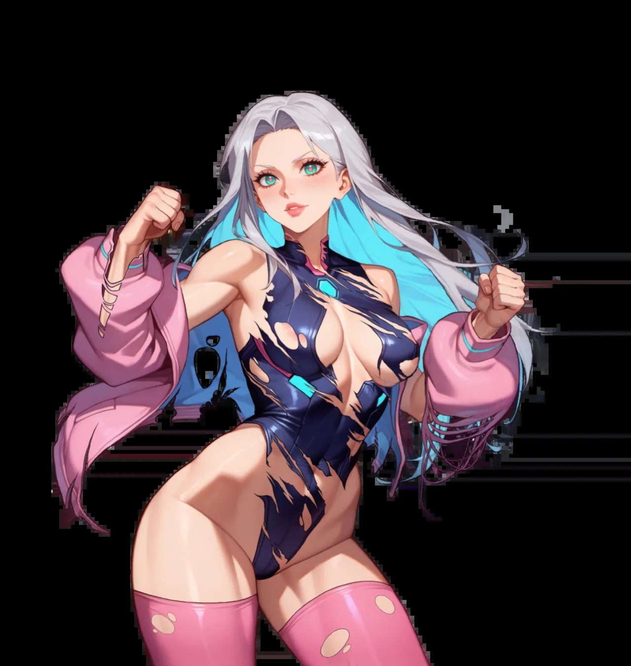 FUTA FIGHT & FUCK [GIFs + PNGs] [AI Generated]