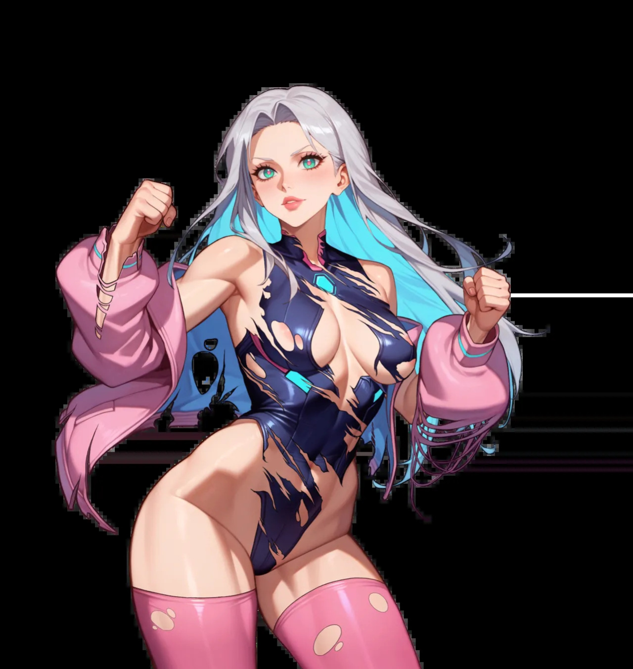 FUTA FIGHT & FUCK [GIFs + PNGs] [AI Generated]
