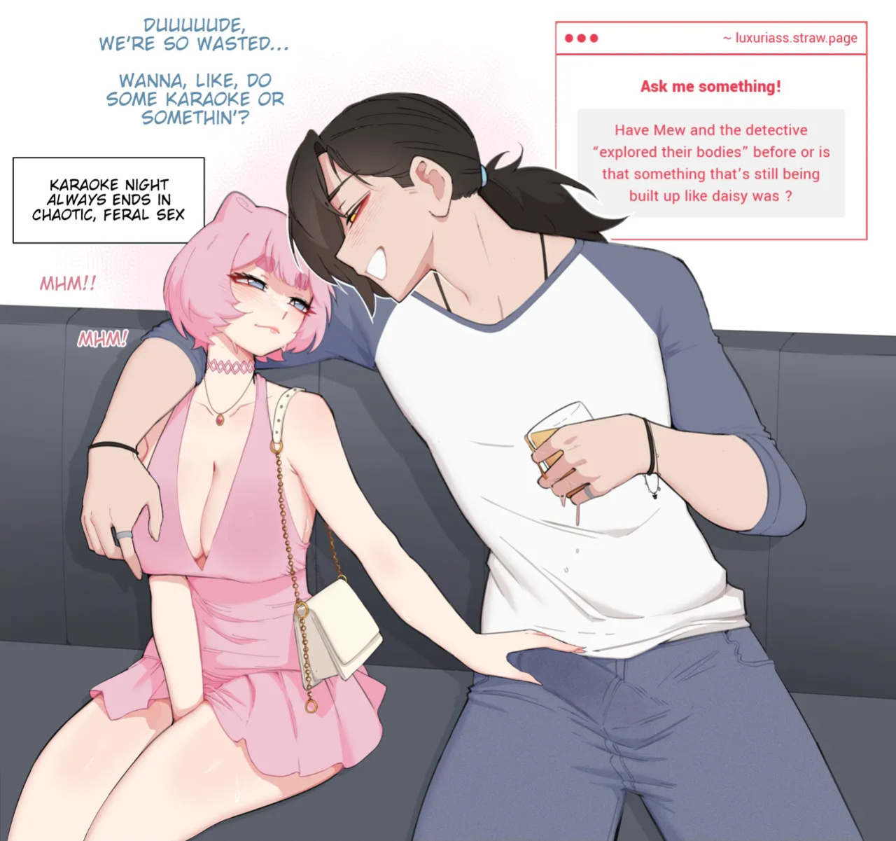 [Luxuriass] A story about a Detective and his undercover best friend (Mew)