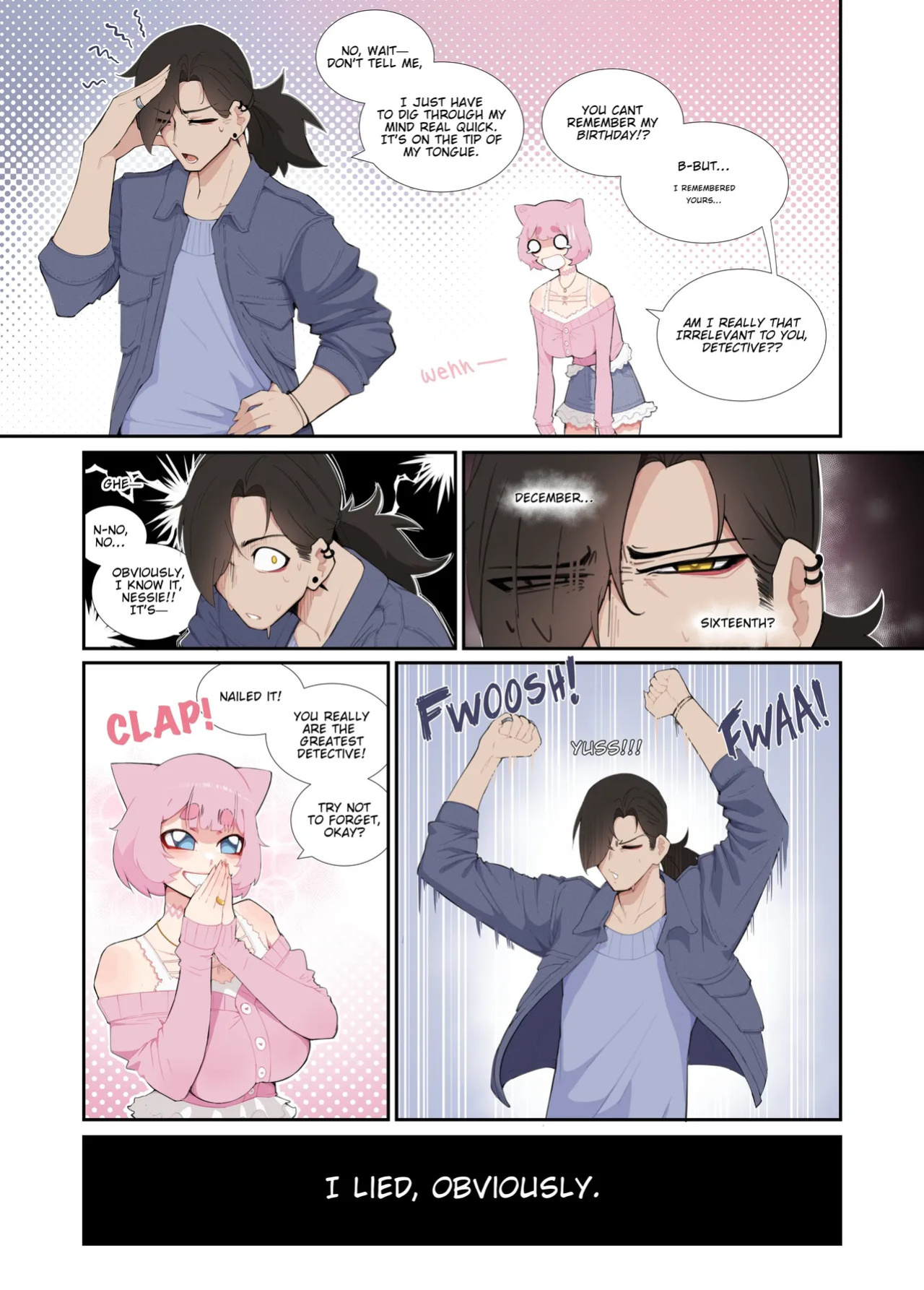 [Luxuriass] A story about a Detective and his undercover best friend (Mew)