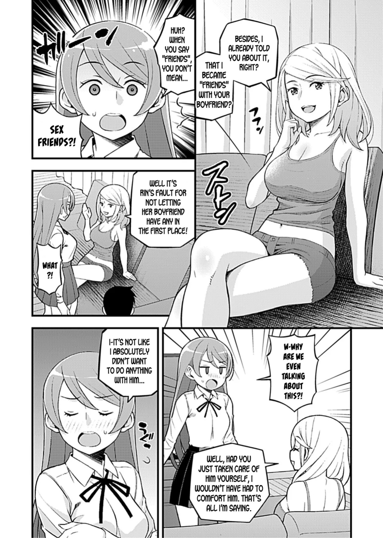 [Moririn-Monson] Kanojo no Gal na Onee-san ni Sasowareta node Shimashita. Ch. 6 | My Girlfriend's Gal-like Onee-san Seduced Me and We had Sex Ch. 6 (COMIC GEE Vol.7) [English]