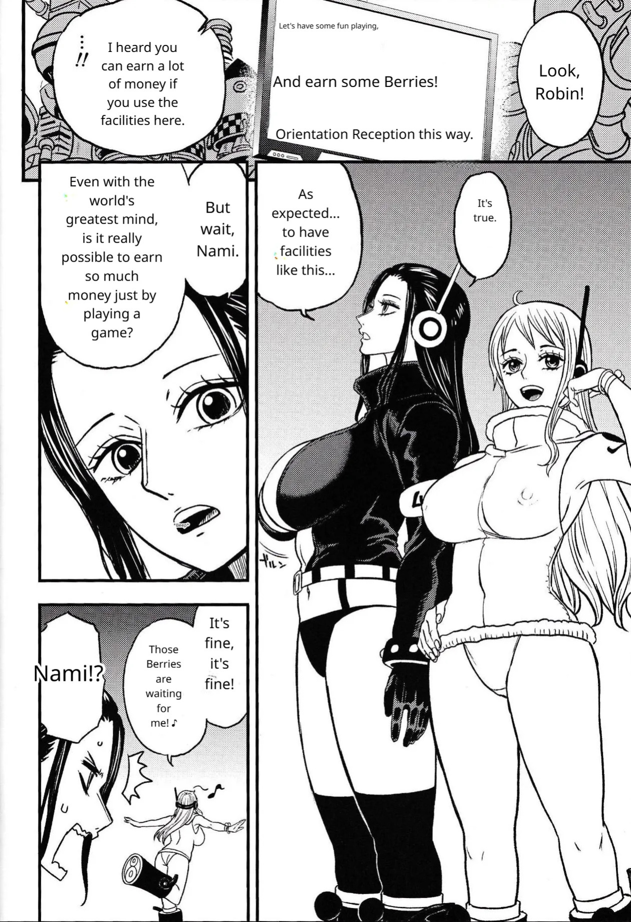 ONE PIECE / Nami & Robin (EGG HEAD HOLE) / Doro Noujou English Translation (AI)