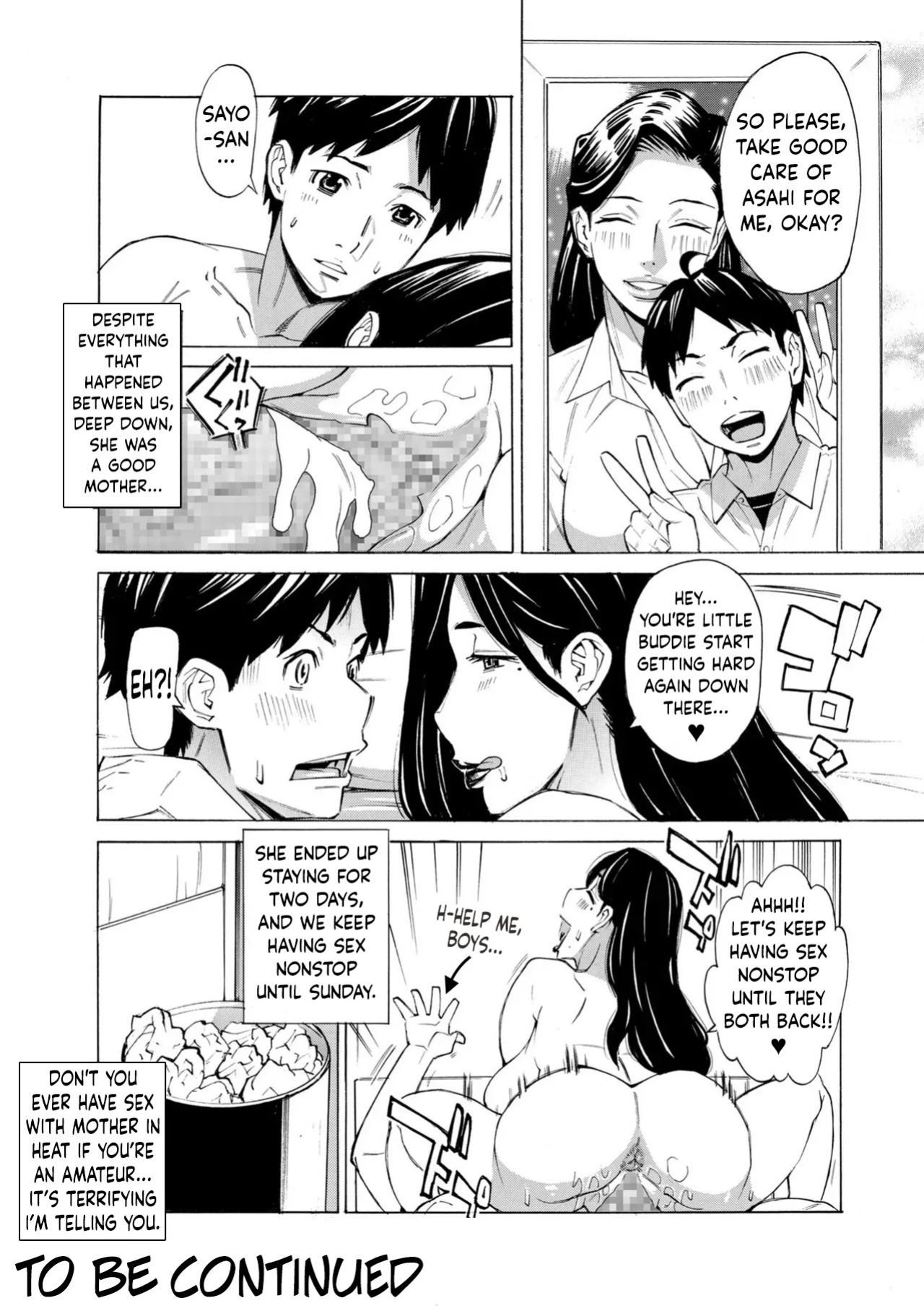 [Makibe Kataru] Three MILF's Ch. 6 [English]