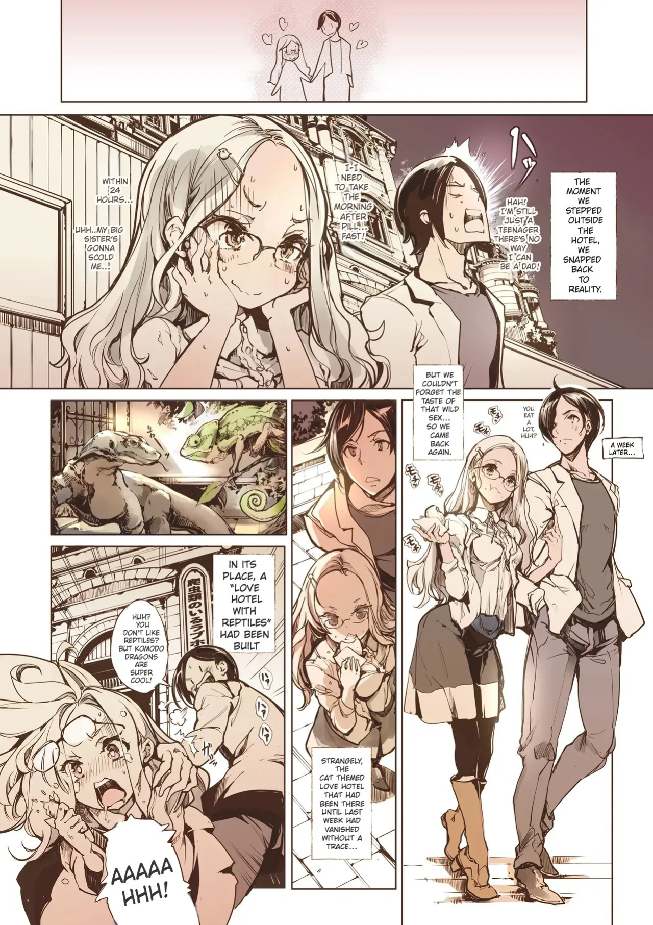 [70 Nenshiki Yuukyuu Kikan (Ohagi-san)] The Love Hotel with Cats [English] [Comic.cx]