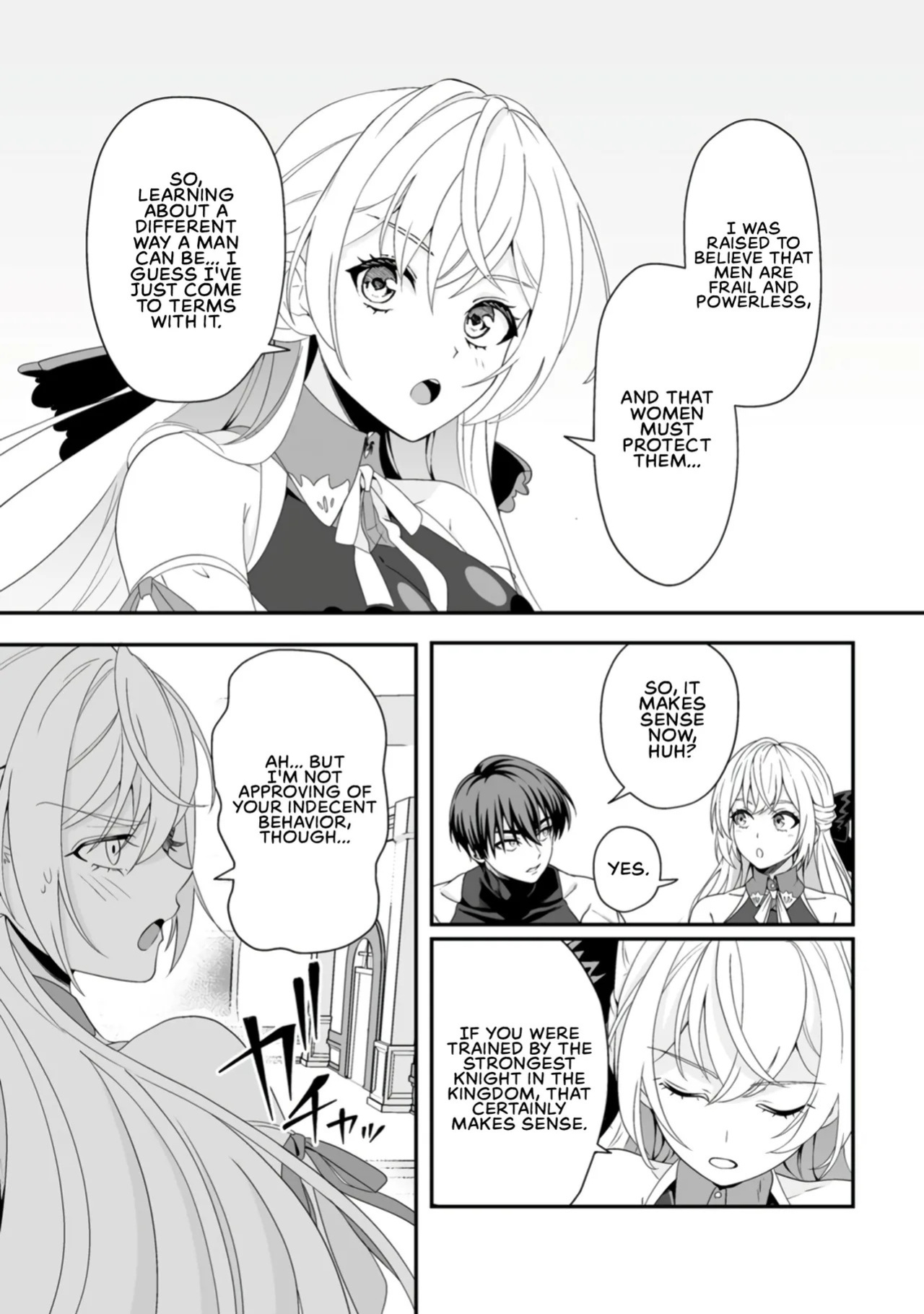 [Tomobashi Kametsu, Kurenai no Nita Mame] I, the Only Male Knight in a Chastity-Reversed World, Entered the Female Knight Academy and Was Treated as a Hero for Some Reason ~ Unrivaled in the Harem with My Unequaled Skills ~ Volume 1 [KappaBeast] [English]