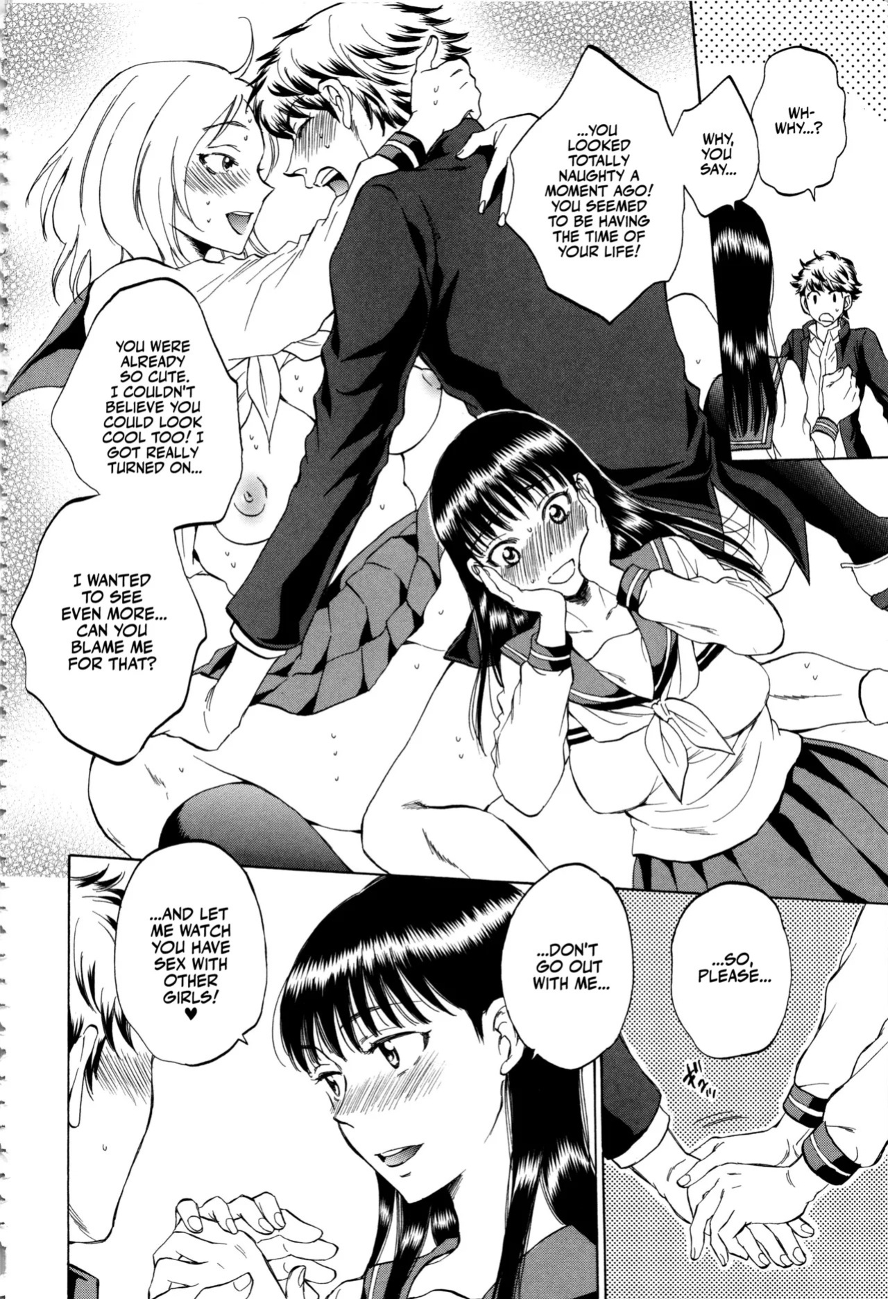 [Sabusuka] Kanojo ga Miteru Boku no Sex | His Girlfriend's Watching Us Have Sex! [English] [Team Rabu2]
