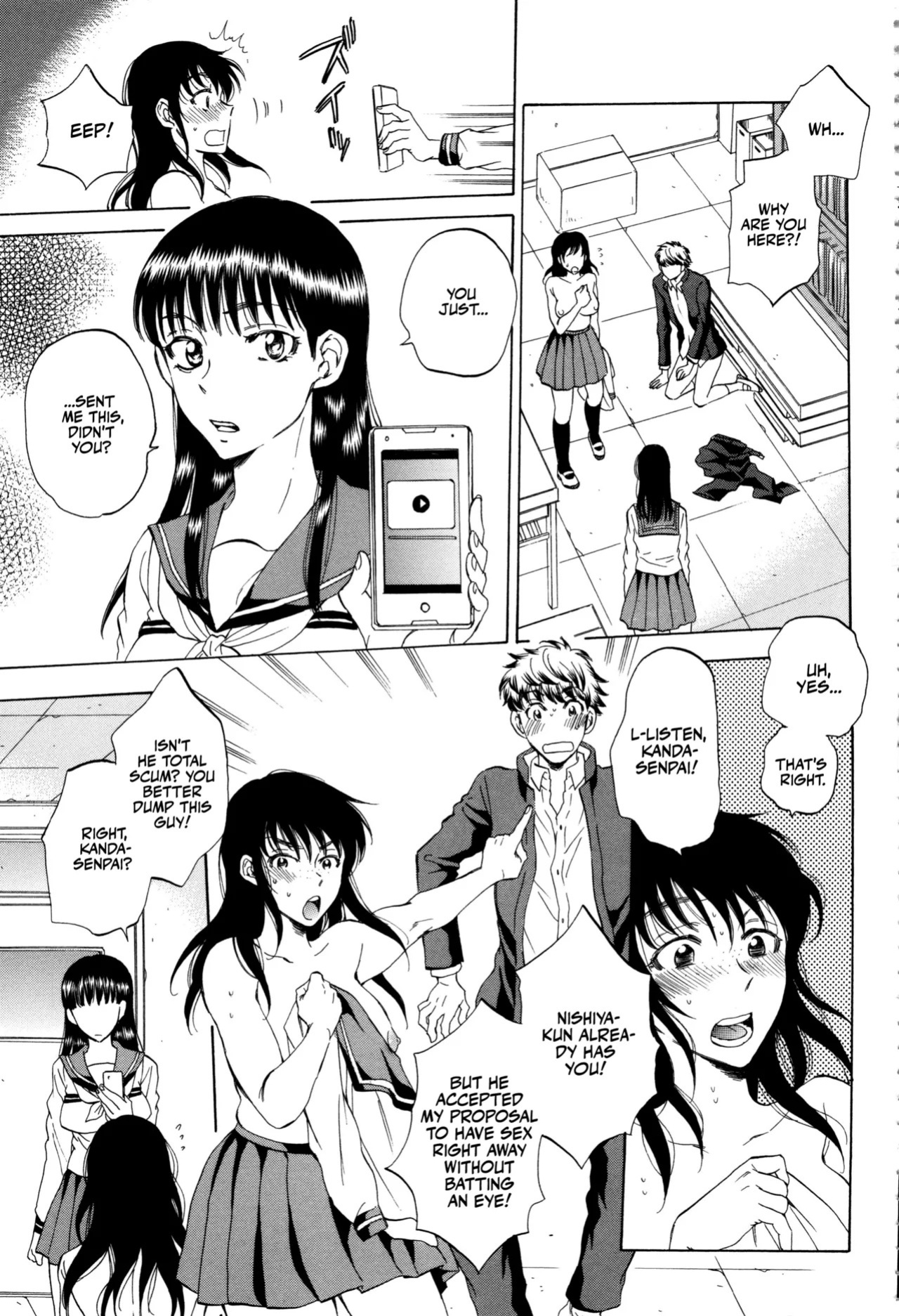 [Sabusuka] Kanojo ga Miteru Boku no Sex | His Girlfriend's Watching Us Have Sex! [English] [Team Rabu2]