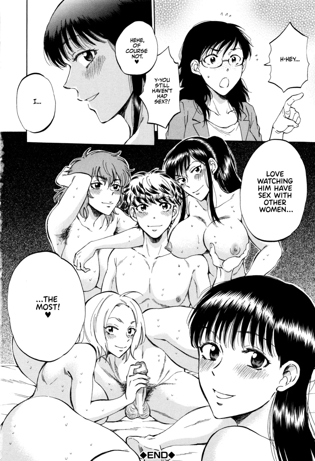 [Sabusuka] Kanojo ga Miteru Boku no Sex | His Girlfriend's Watching Us Have Sex! [English] [Team Rabu2]