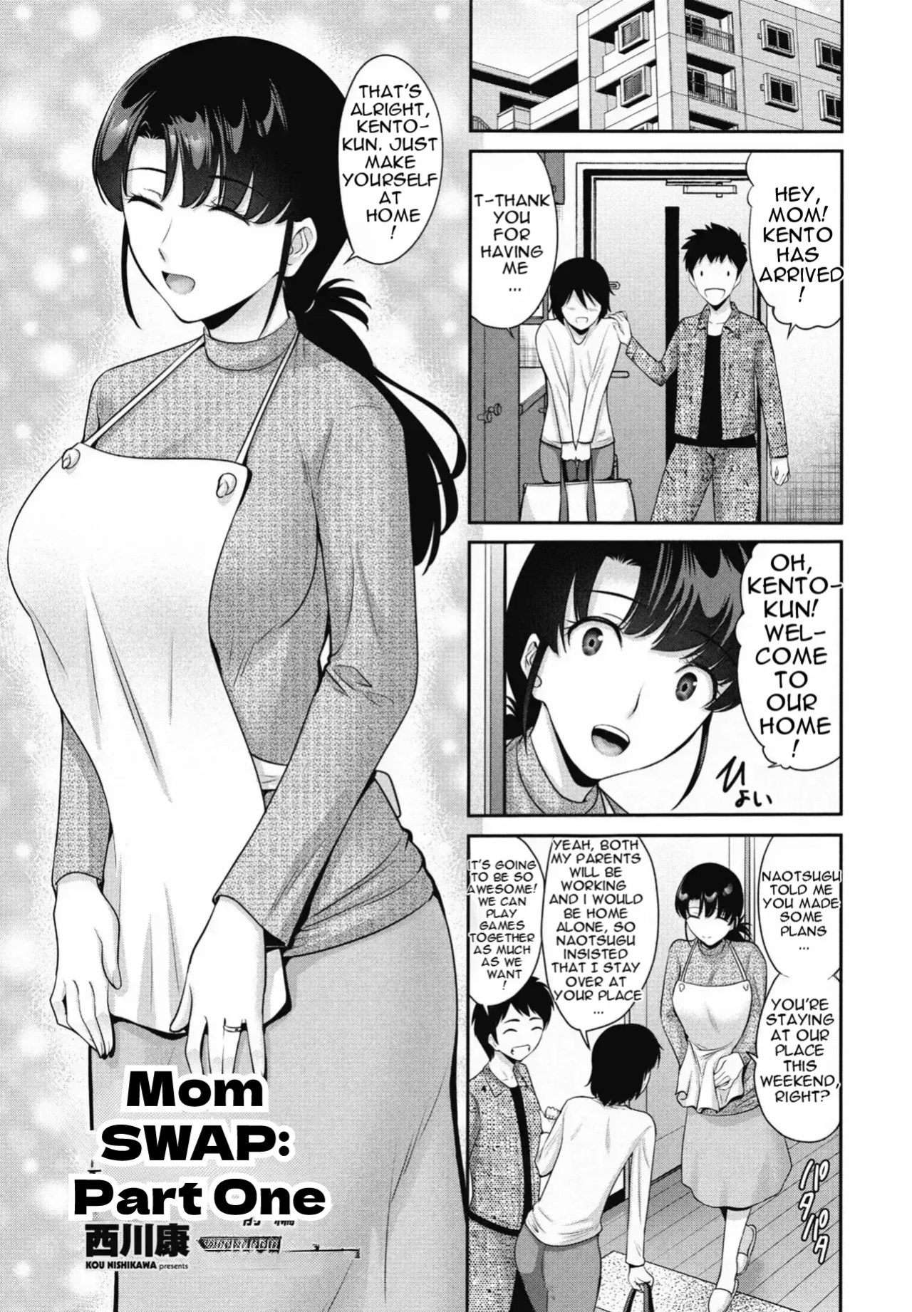 [Nishikawa Kou] Okasan SWAP Zenpen | Mom SWAP: Part 1 [English] [MTL] [Digital]