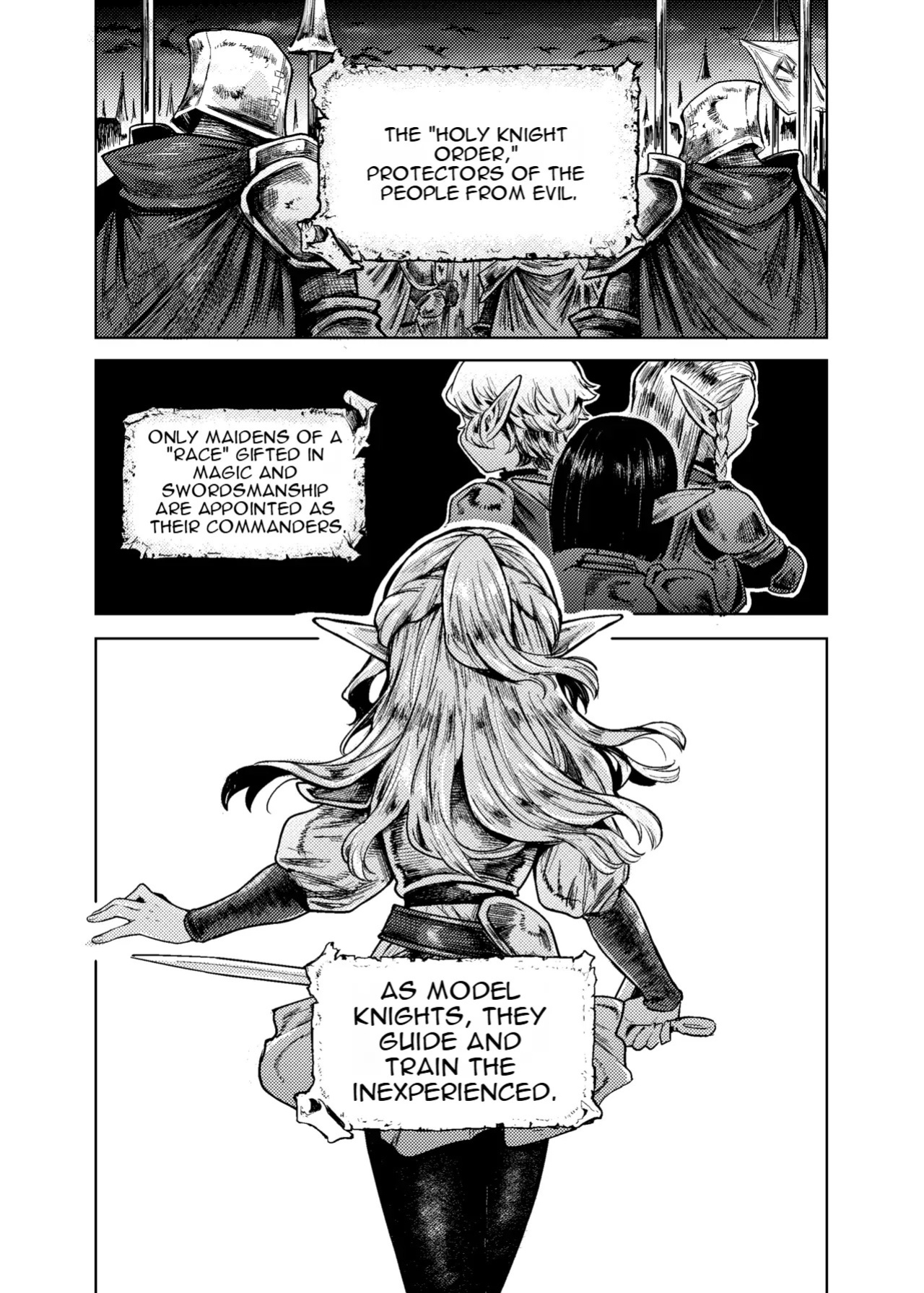 [Kanimura Hanten (Kanimura Ebio)] Seikishi Danchou-sama wa Injutsu no Chiryou no Tame ni Shoukan e Ikimashita | The Holy Knight Commander Visited a Brothel to Cure His Curse [English] [Digital]