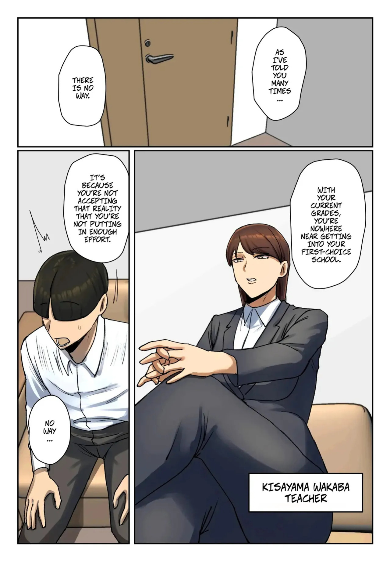 [Chotto B-sen] Strip Down To Your Underwear and Appologize To Your Student -- Seito no Shitagi o Tsukete Shazai Shiro [Full Color-ban]