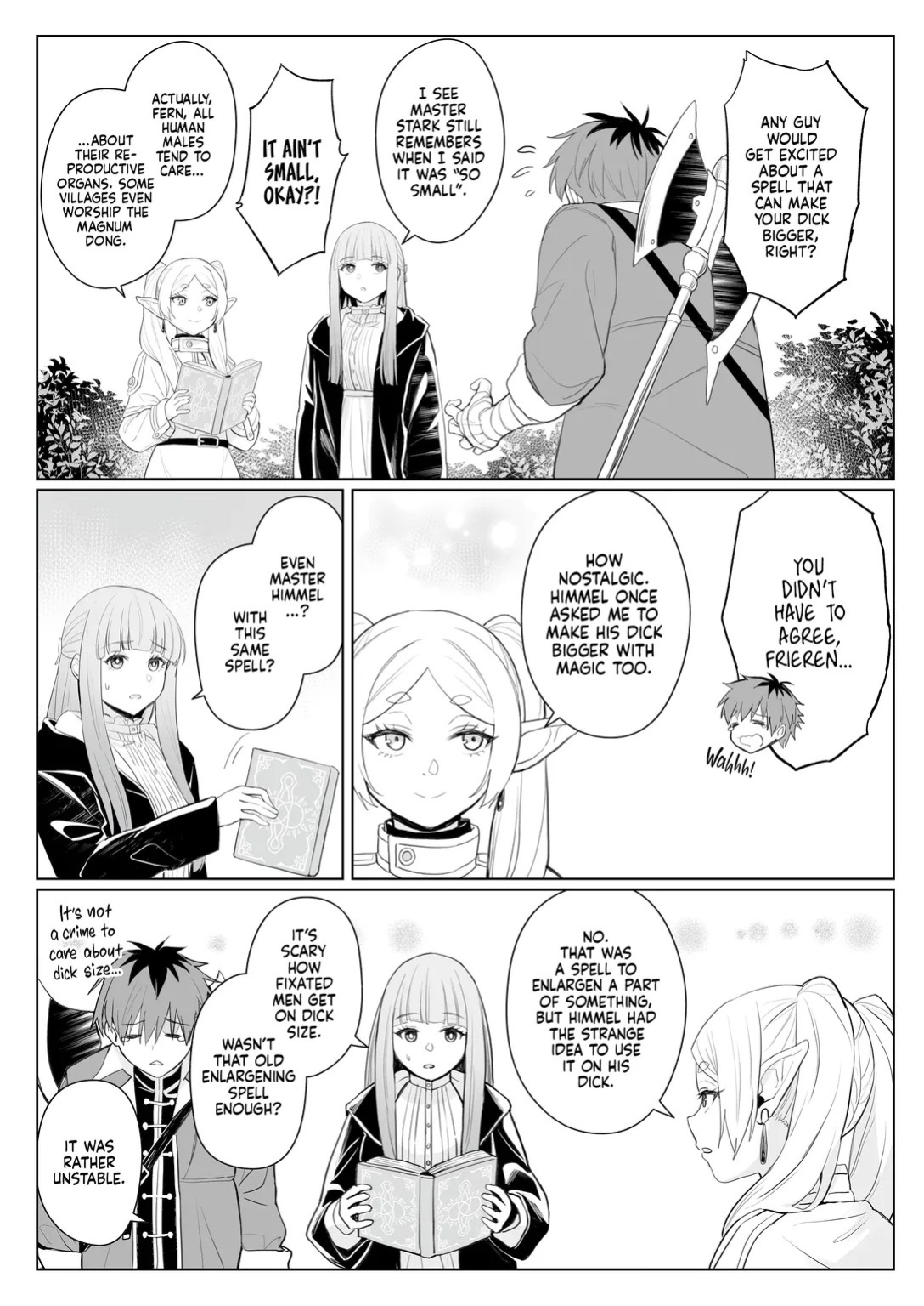 [COMEX (Zhen Lu)] Chinchin ga ookiku naru mahou | A Spell That Makes Your Dick Bigger (Sousou no Frieren) [English] [Decensored] [Digital]
