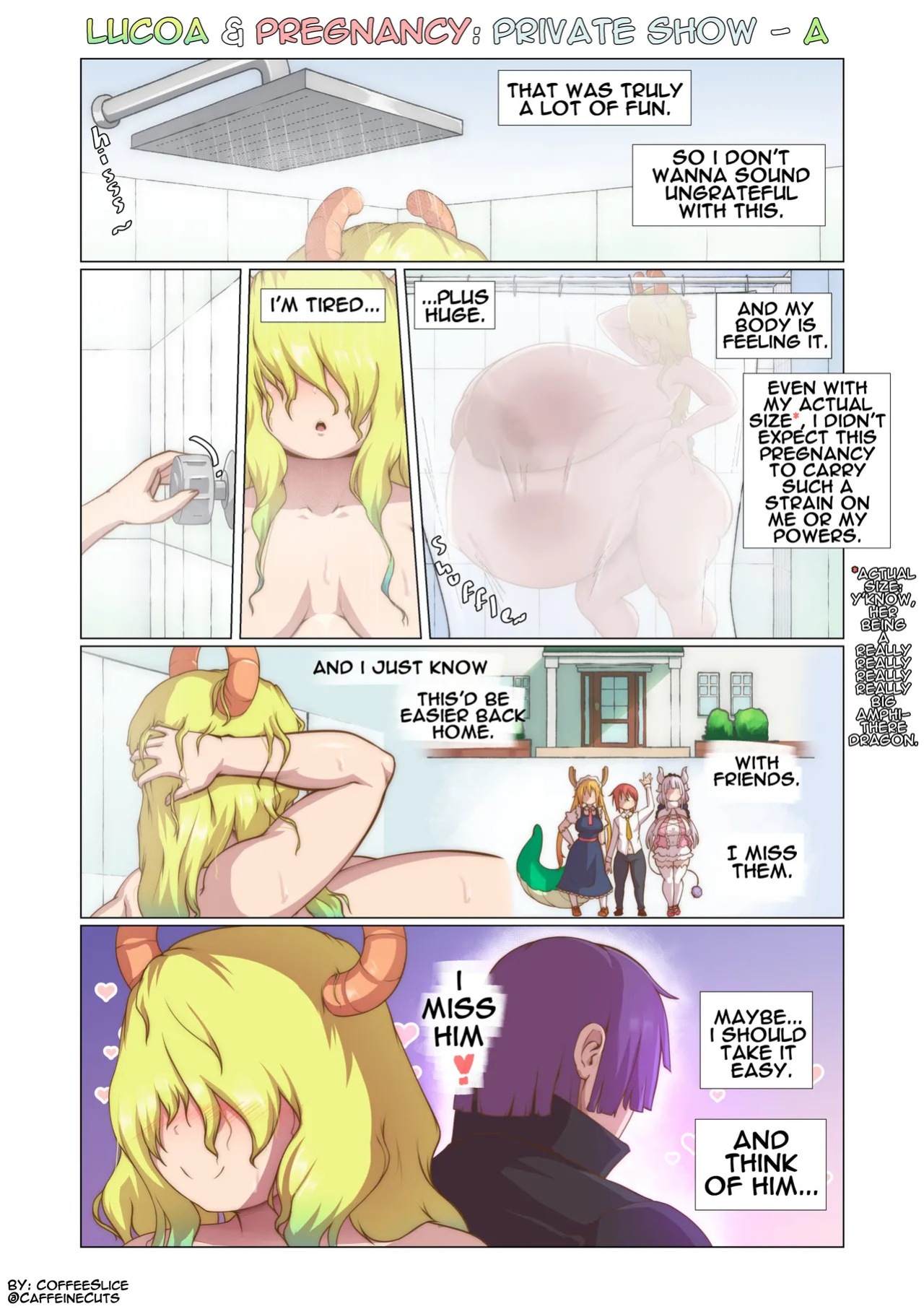 [CoffeeSlice] Lucoa & Pregnancy (Miss Kobayashi's Dragon Maid) [ongoing]