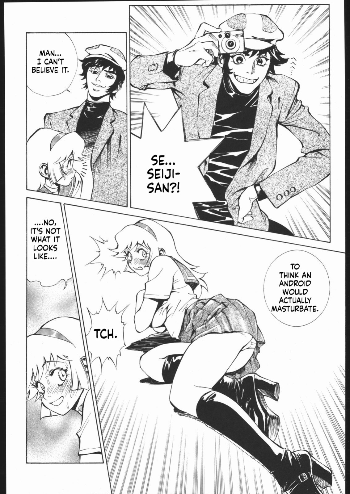 [Human High-Light Film (Nise Tsuruta Hirohisa)] Honey no Naisho (Cutey Honey) [English] [MTL]