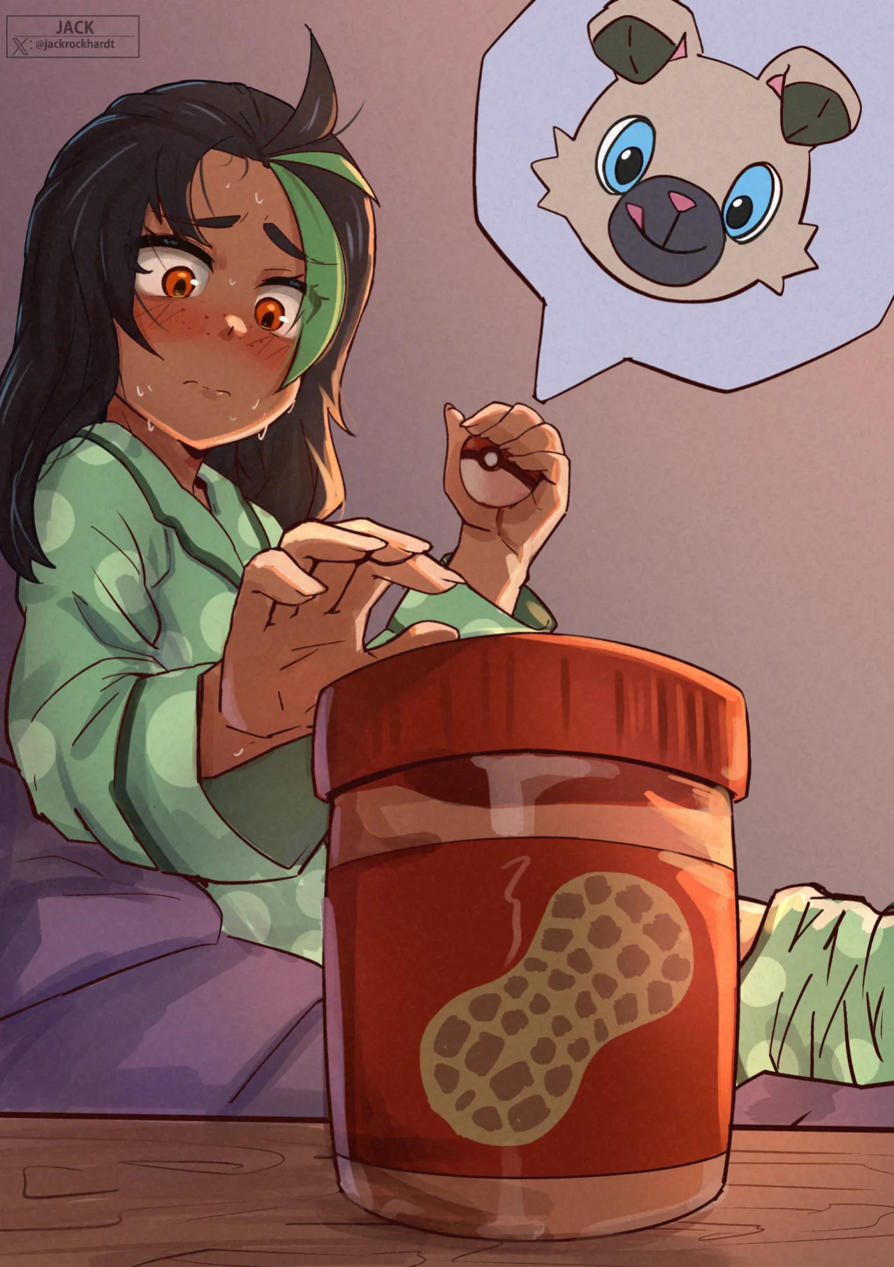 [Jack Rockhardt] Nemona captures Florian (Pokemon)