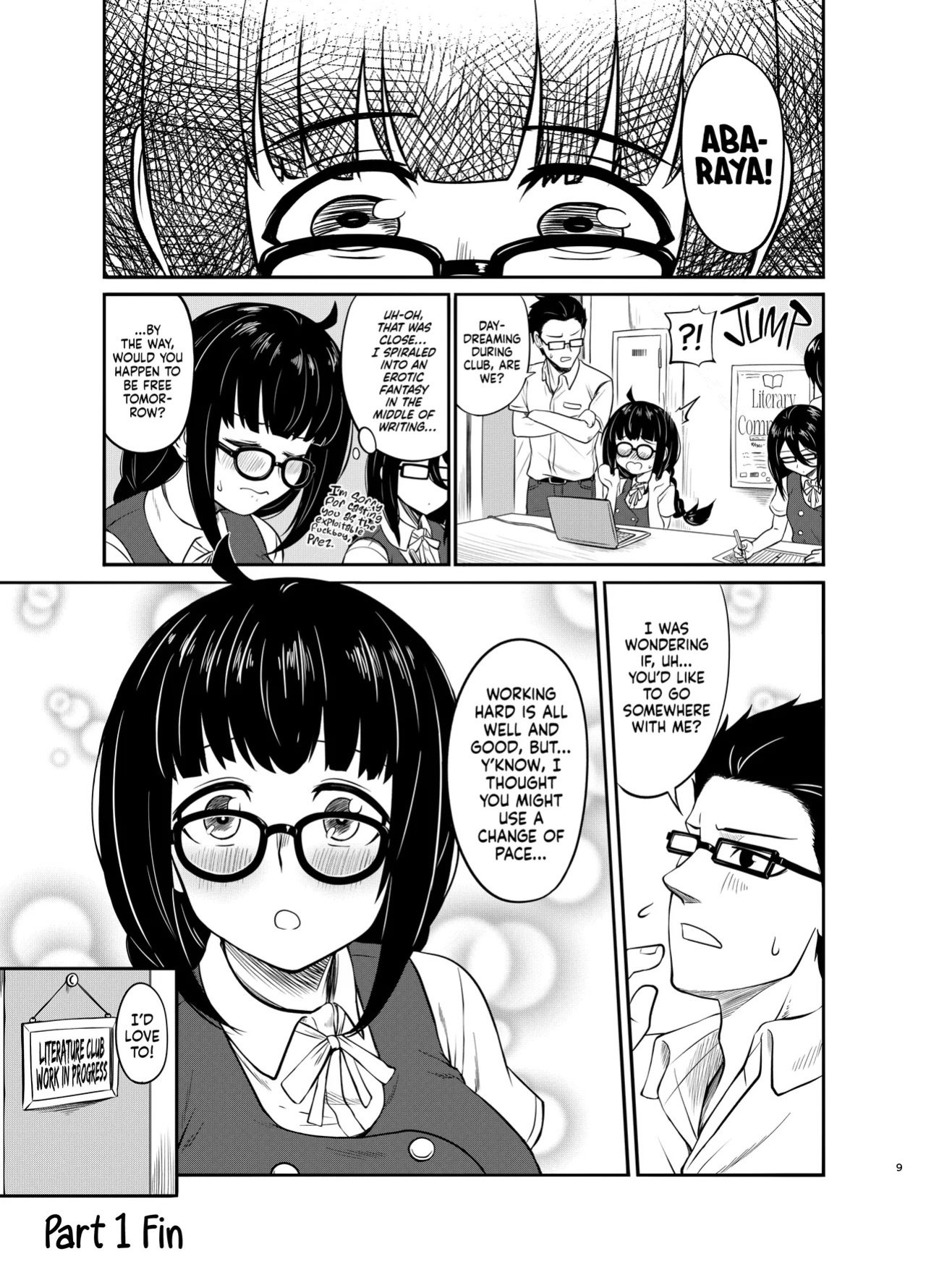 [MELODIYA (Rodion)] Megane Kouhai no Mousou Ero Shousetsu ー The Bespectacled Junior's Smut Fantasy Novel [English] [head empty] [Digital]