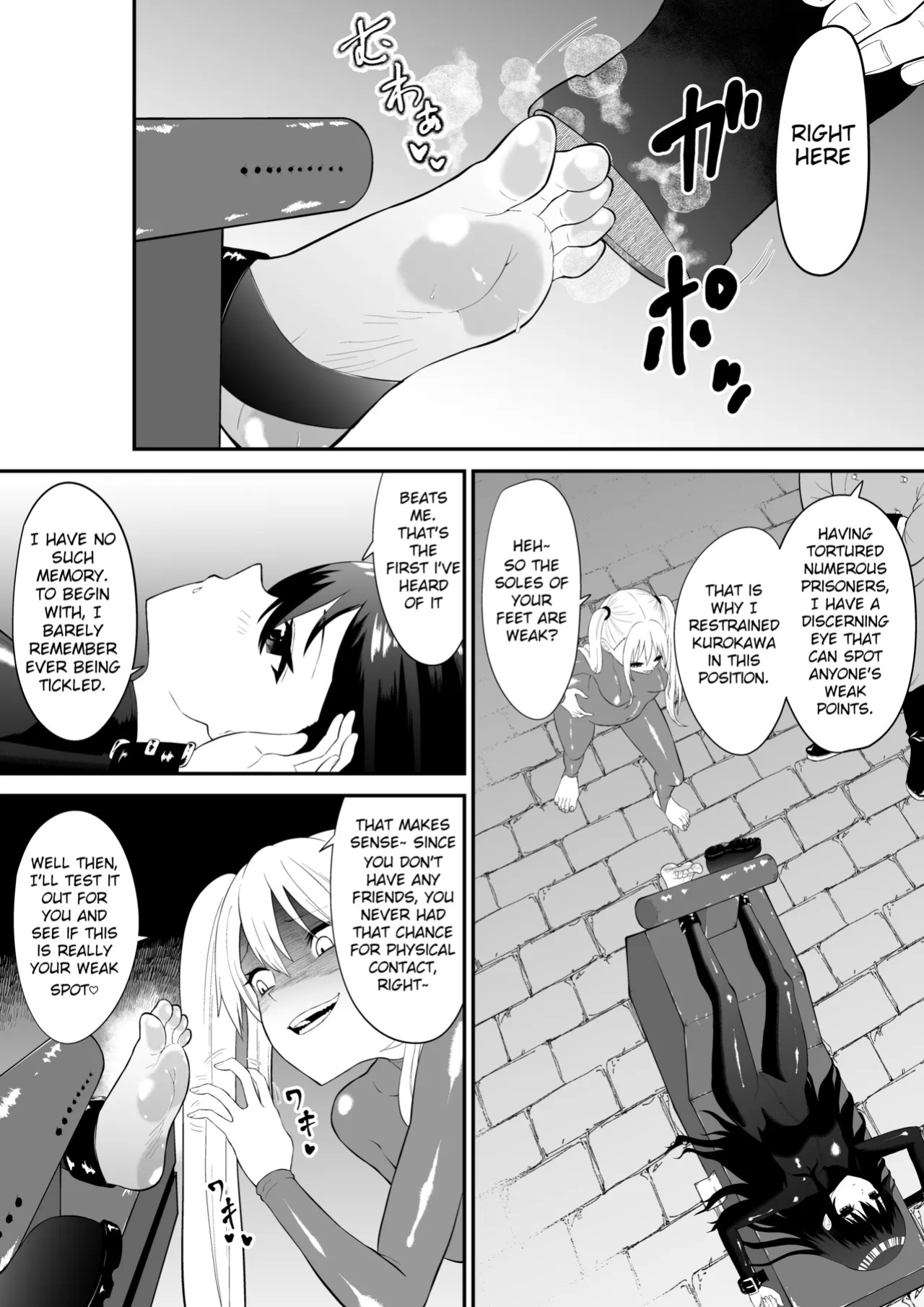 [Bochobocho Gegel] Spy Girl Sole Tickle Torture Interrogation Training