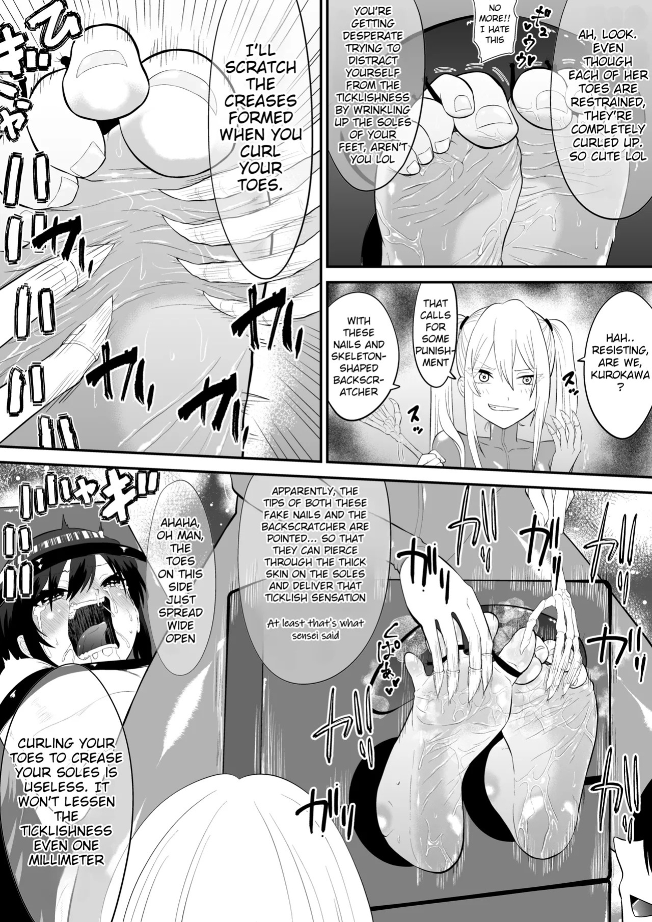 [Bochobocho Gegel] Spy Girl Sole Tickle Torture Interrogation Training