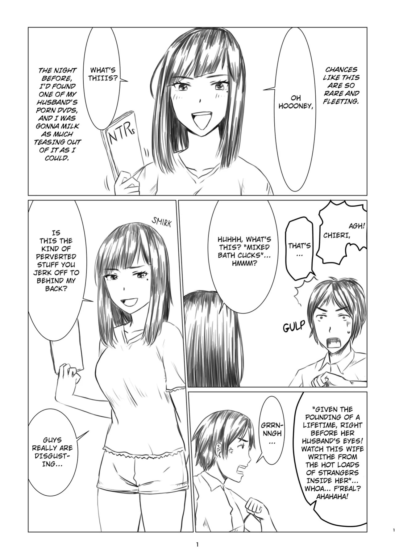 [Jigoku no Nyanko] Chieri-san Can't Lose! A Perverted Toilet Wife Who Can Be Fertilized With Anyone's Sperm With Her Husband's Approval [Full Series]