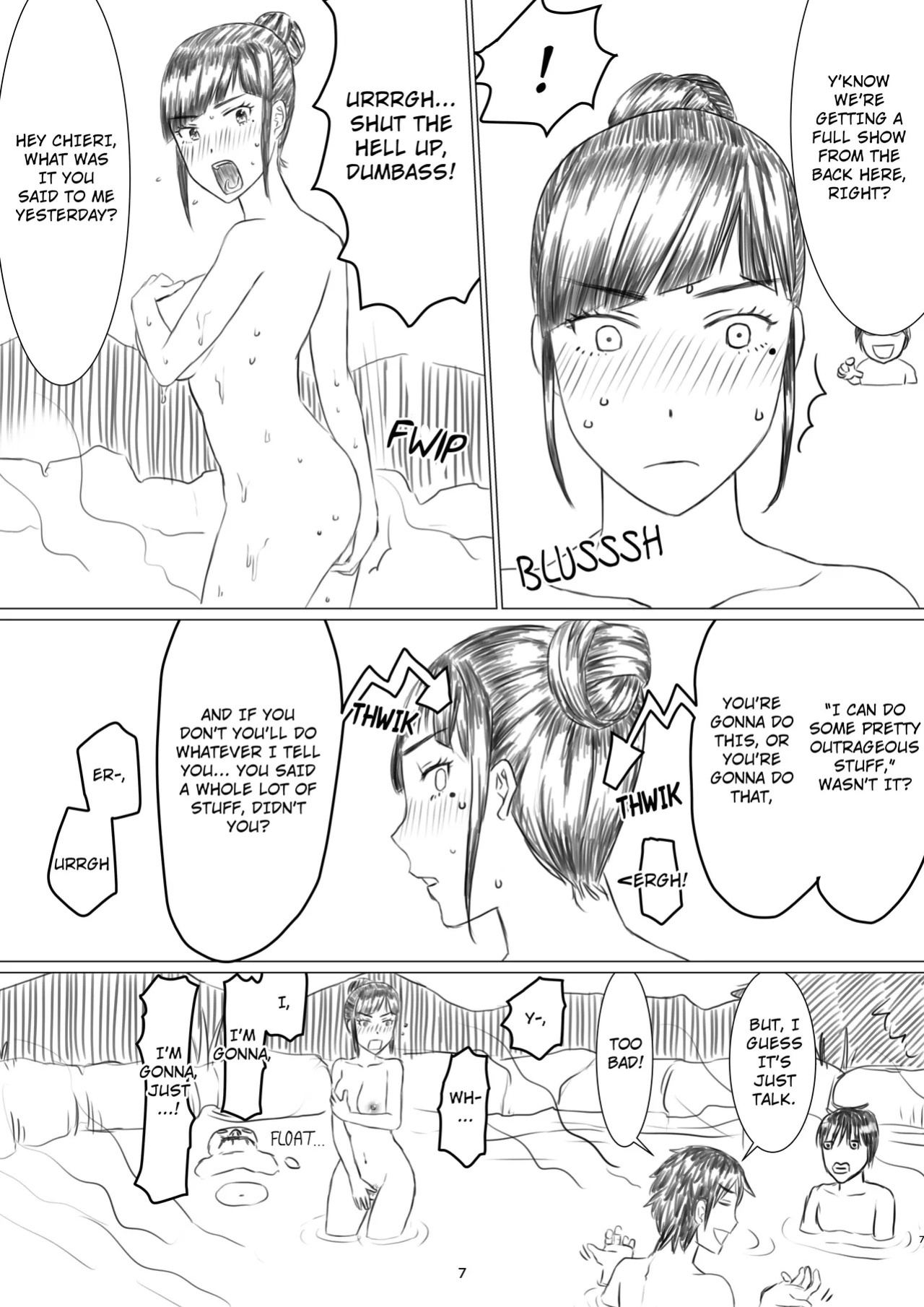 [Jigoku no Nyanko] Chieri-san Can't Lose! A Perverted Toilet Wife Who Can Be Fertilized With Anyone's Sperm With Her Husband's Approval [Full Series]