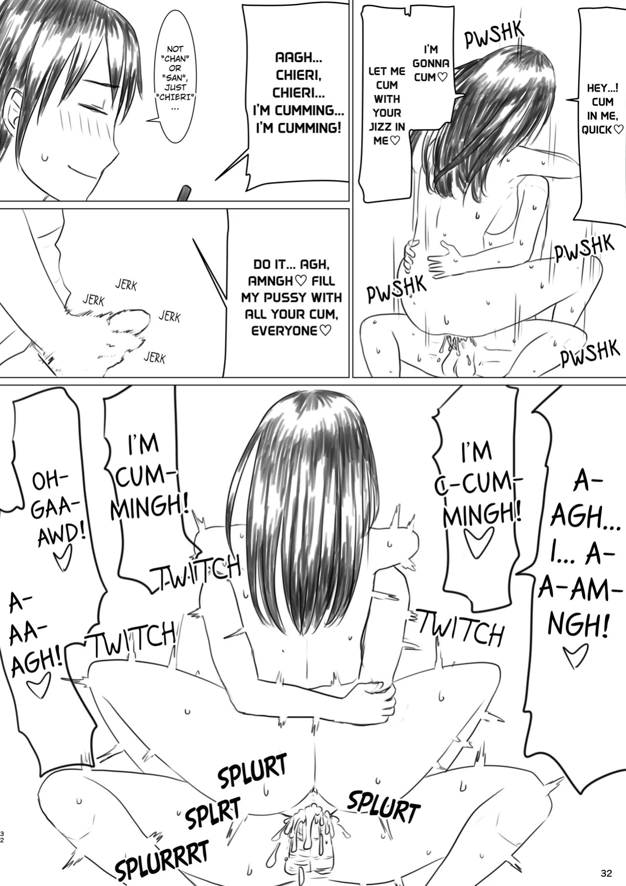 [Jigoku no Nyanko] Chieri-san Can't Lose! A Perverted Toilet Wife Who Can Be Fertilized With Anyone's Sperm With Her Husband's Approval [Full Series]