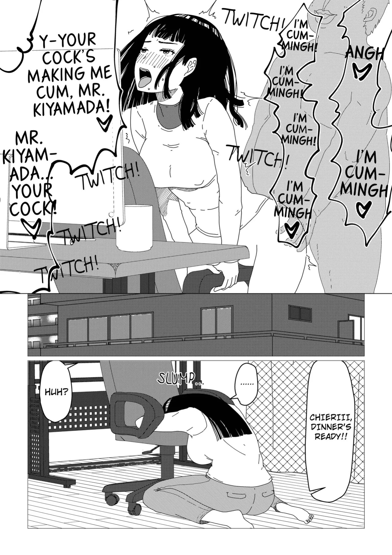 [Jigoku no Nyanko] Chieri-san Can't Lose! A Perverted Toilet Wife Who Can Be Fertilized With Anyone's Sperm With Her Husband's Approval [Full Series]